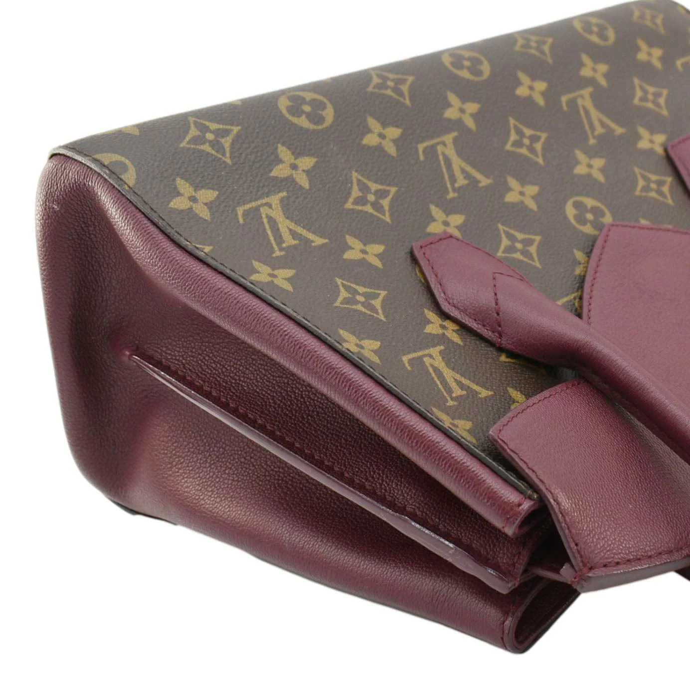 LOUIS VUITTON Florine Monogram Canvas Shoulder Bag Burgundy - Image 5