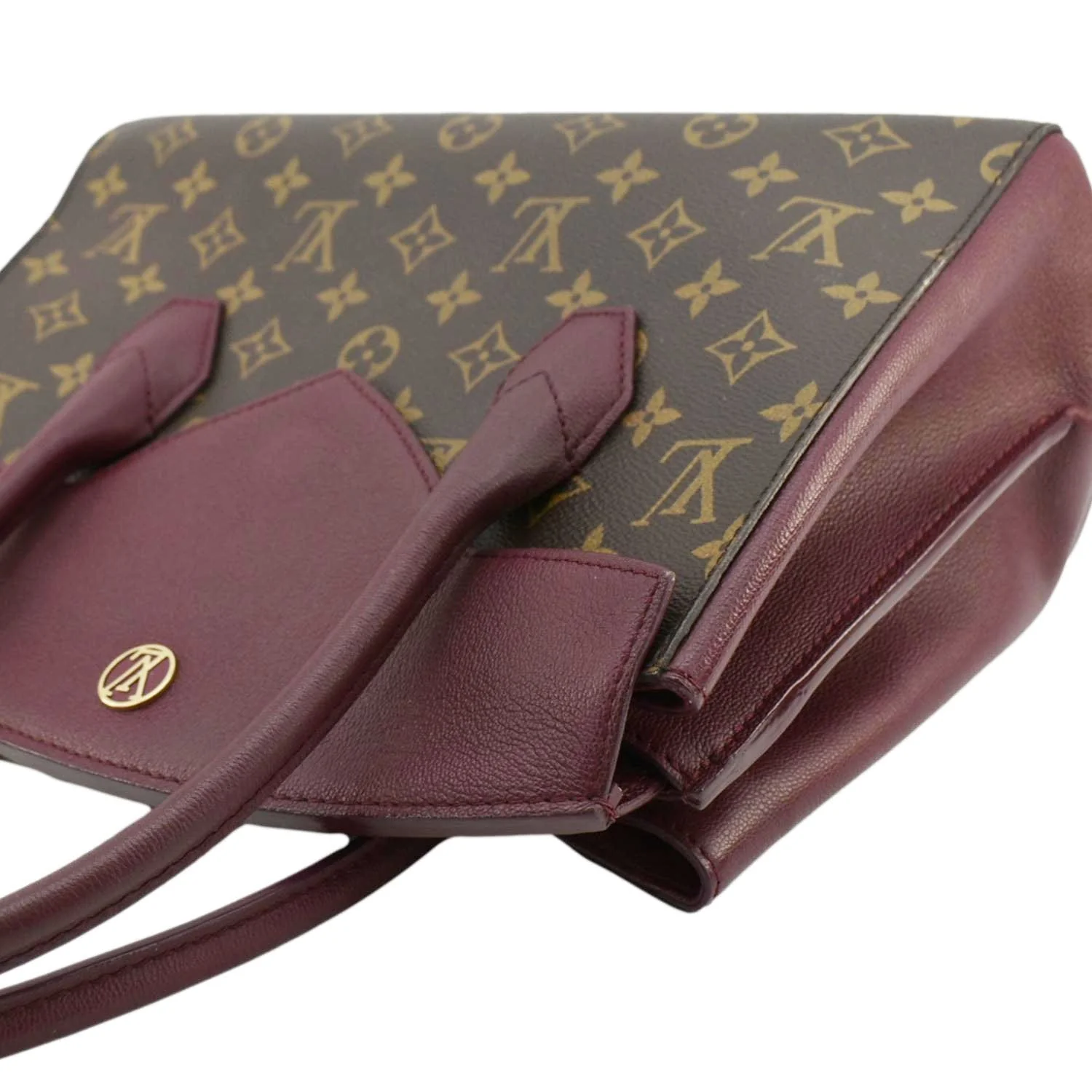 LOUIS VUITTON Florine Monogram Canvas Shoulder Bag Burgundy - Image 6