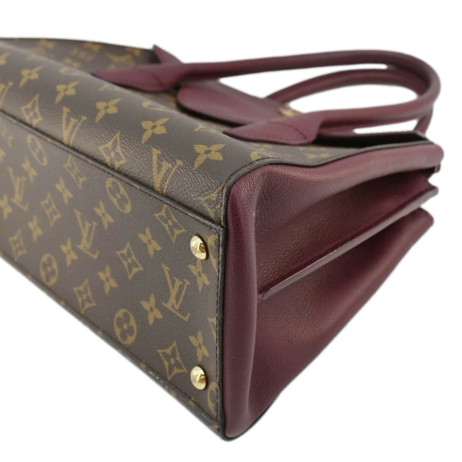 LOUIS VUITTON Florine Monogram Canvas Shoulder Bag Burgundy - Image 7