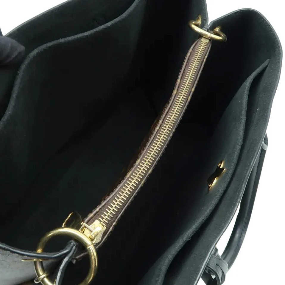 LOUIS VUITTON Flower Zipped Monogram Canvas Tote Bag Brown - Image 8