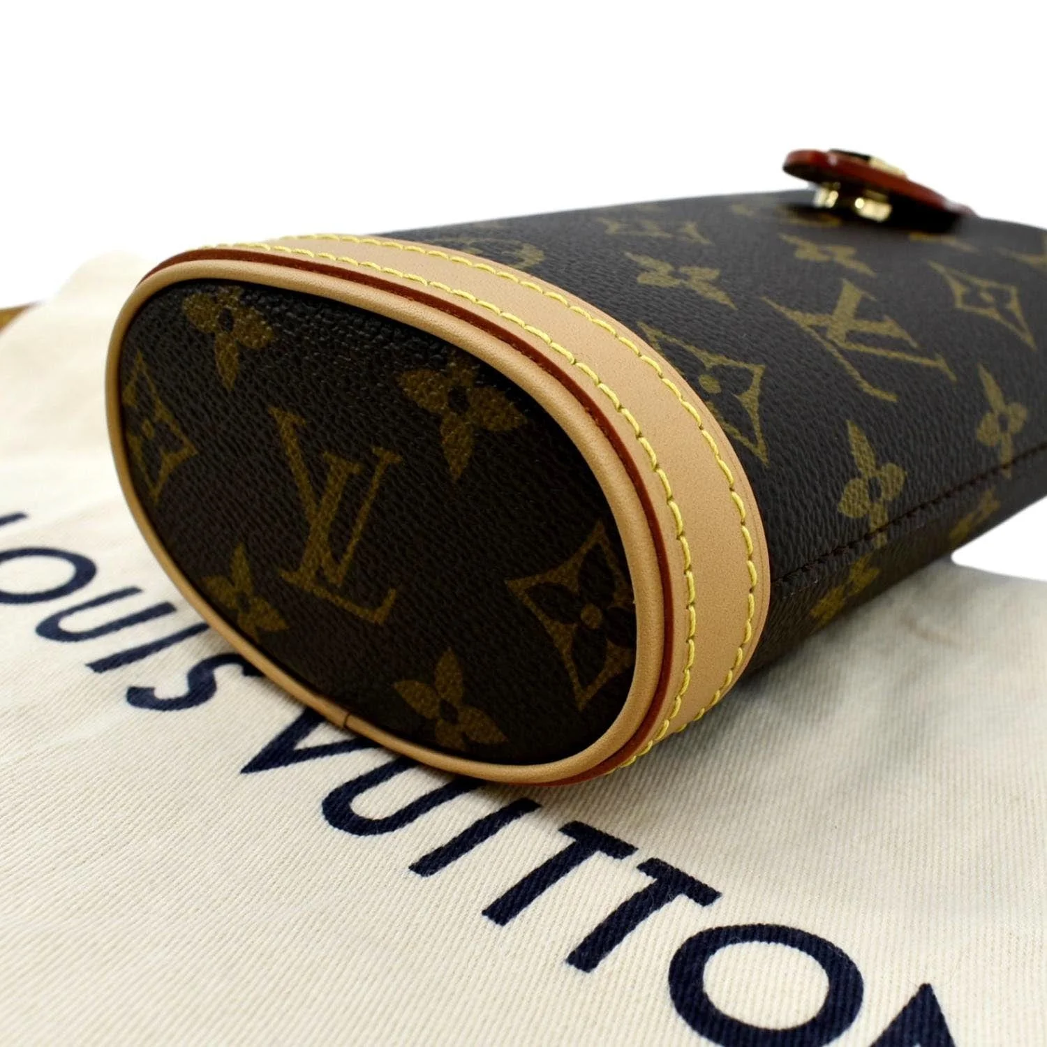 LOUIS VUITTON Fold Me Pouch Monogram Canvas Shoulder Bag Brown - Image 10
