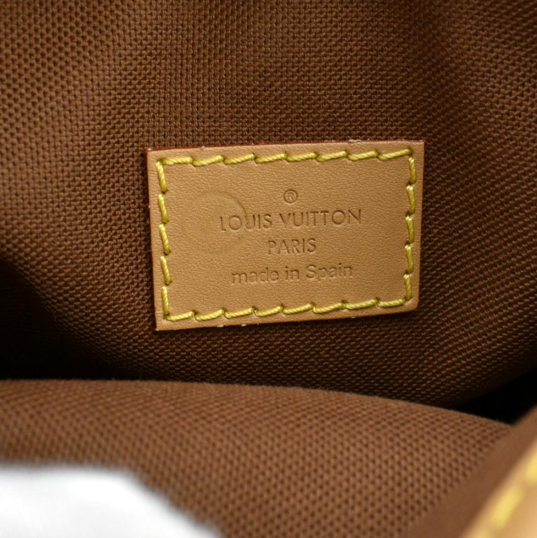LOUIS VUITTON Fold Me Pouch Monogram Canvas Shoulder Bag Brown - Image 12