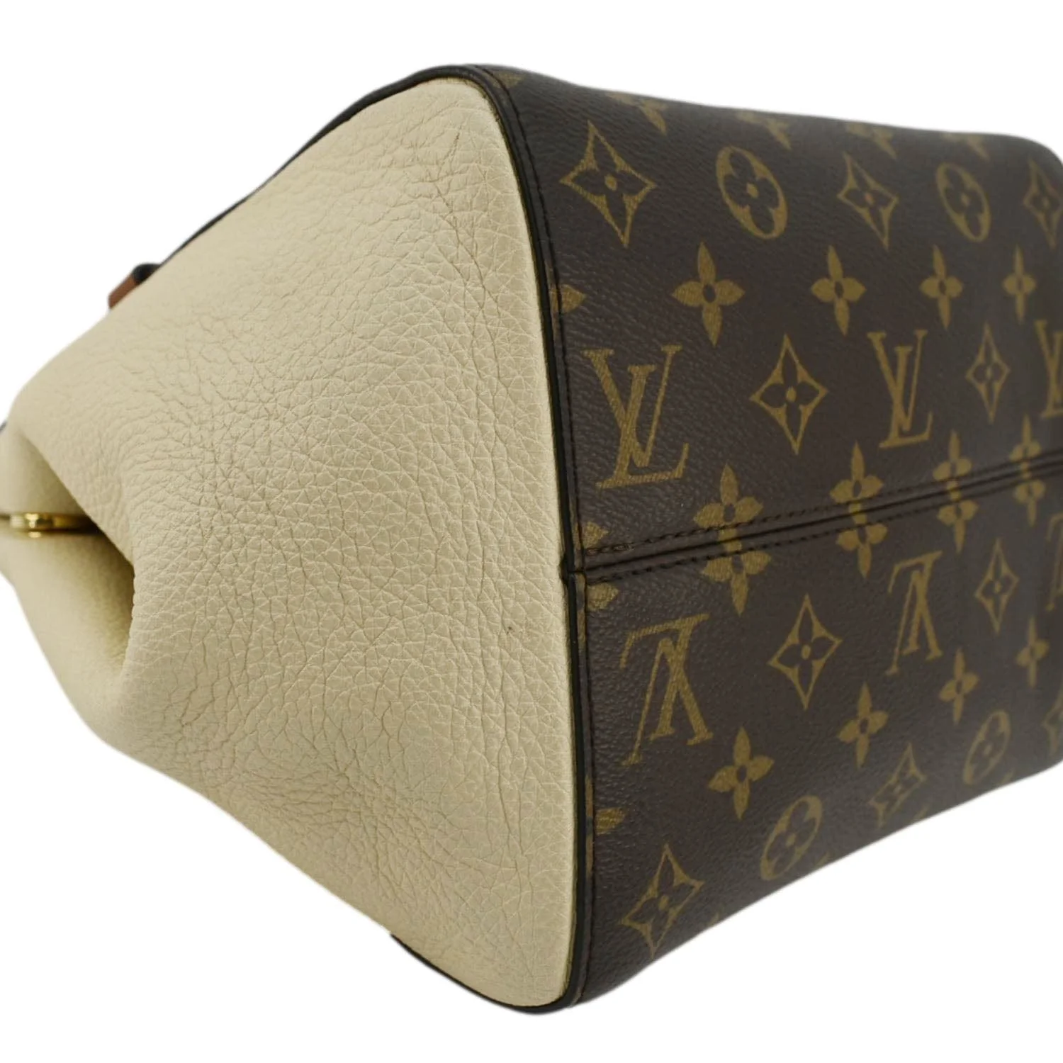 LOUIS VUITTON Fold MM Monogram Canvas Tote  Bag Red - Image 8