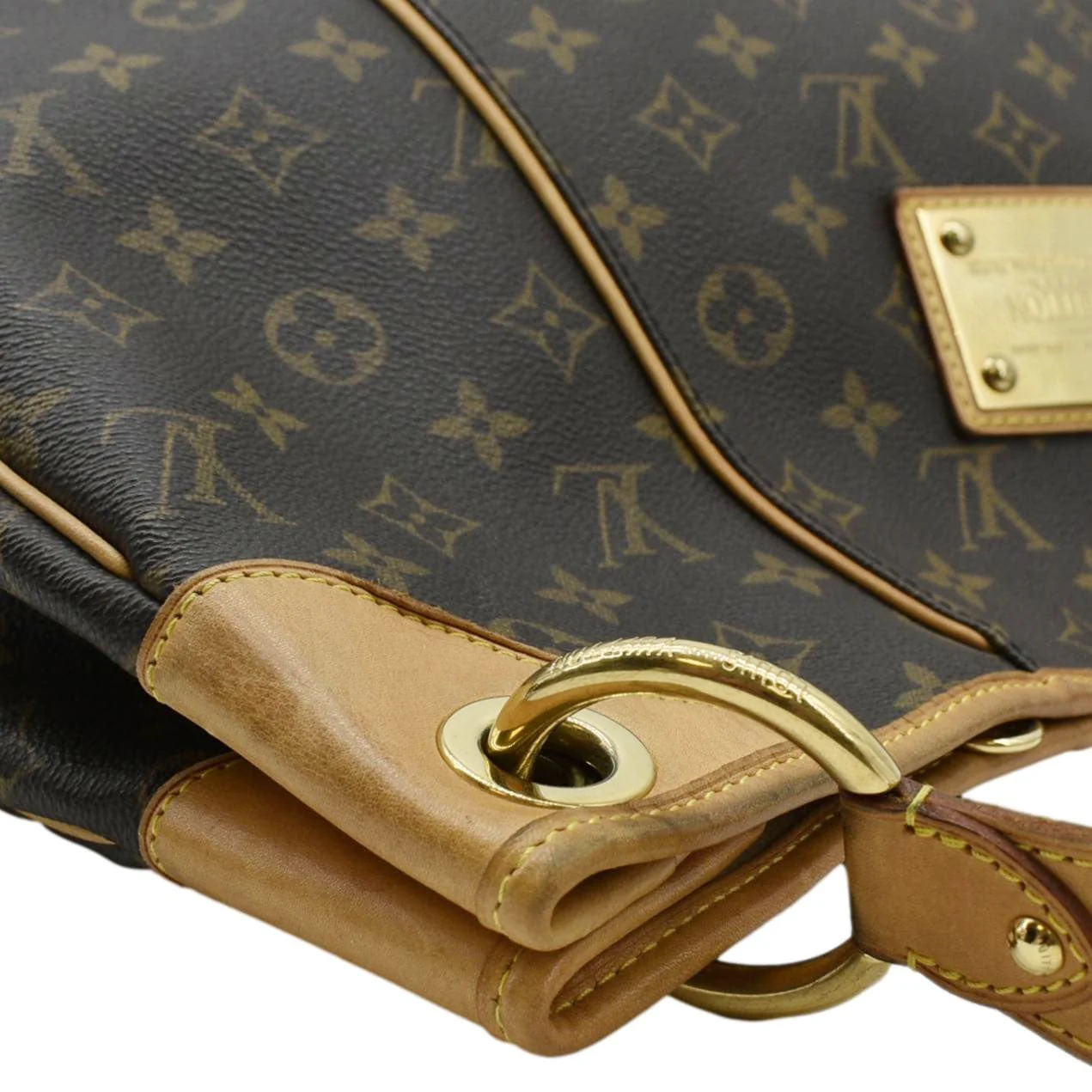 LOUIS VUITTON Galliera GM Monogram Canvas Shoulder Bag Brown - Image 5