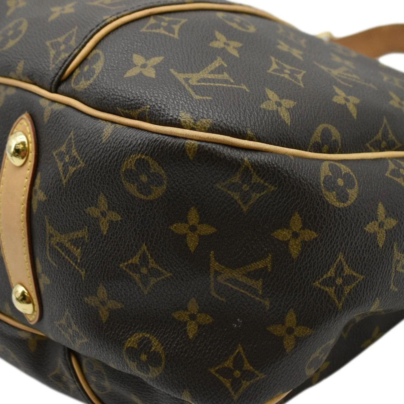 LOUIS VUITTON Galliera GM Monogram Canvas Shoulder Bag Brown - Image 7