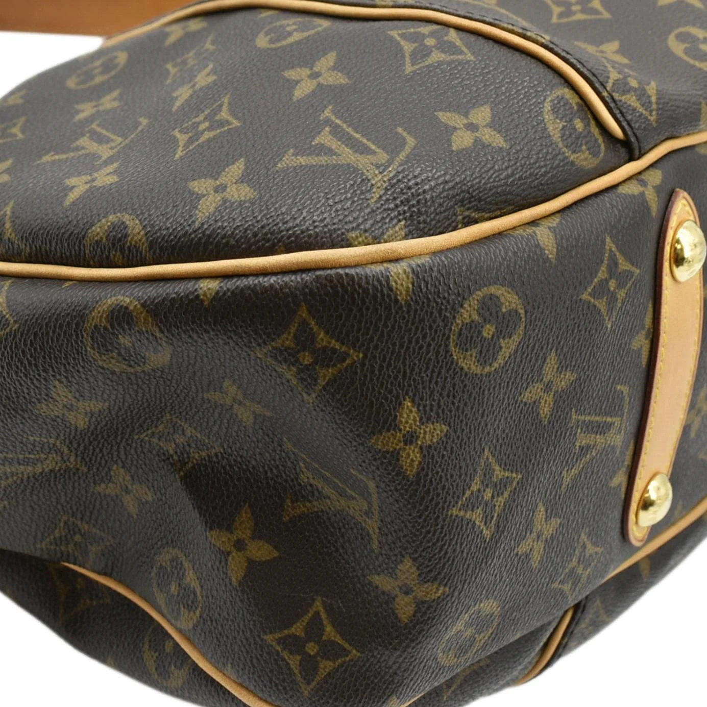 LOUIS VUITTON Galliera GM Monogram Canvas Shoulder Bag Brown - Image 8