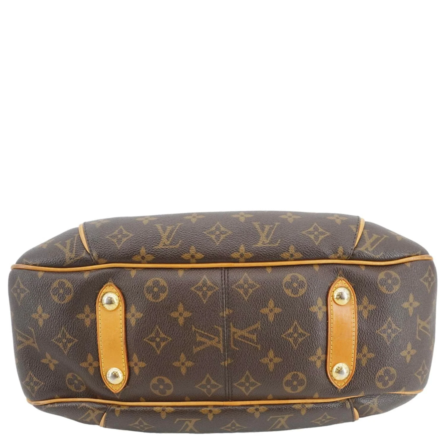 LOUIS VUITTON Galliera PM Monogram Canvas Shoulder Bag Brown - Image 9