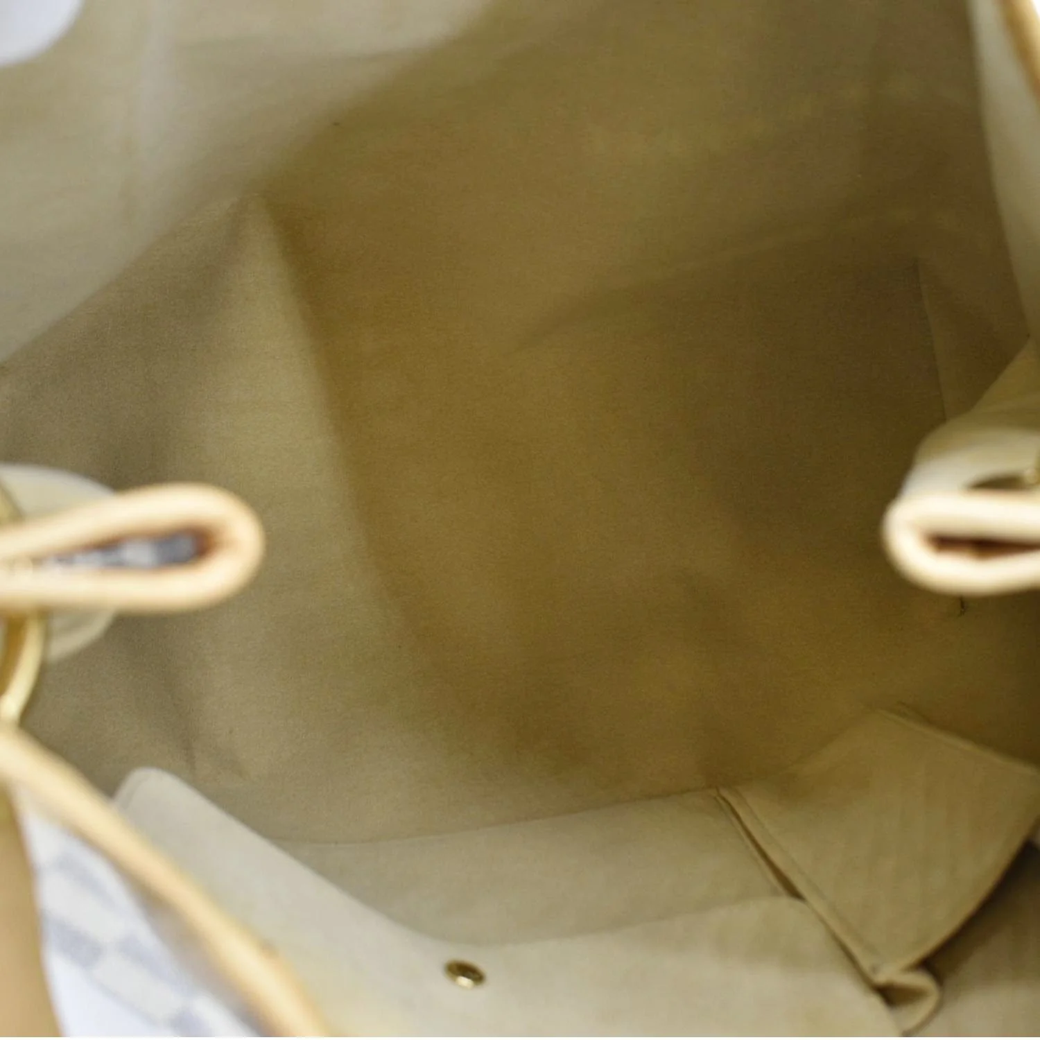 LOUIS VUITTON Galliera PM Damier Azur Hobo Bag White - Image 10