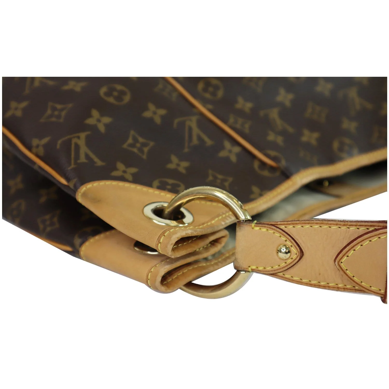 LOUIS VUITTON Galliera GM Monogram Canvas Shoulder Bag Brown - Image 5