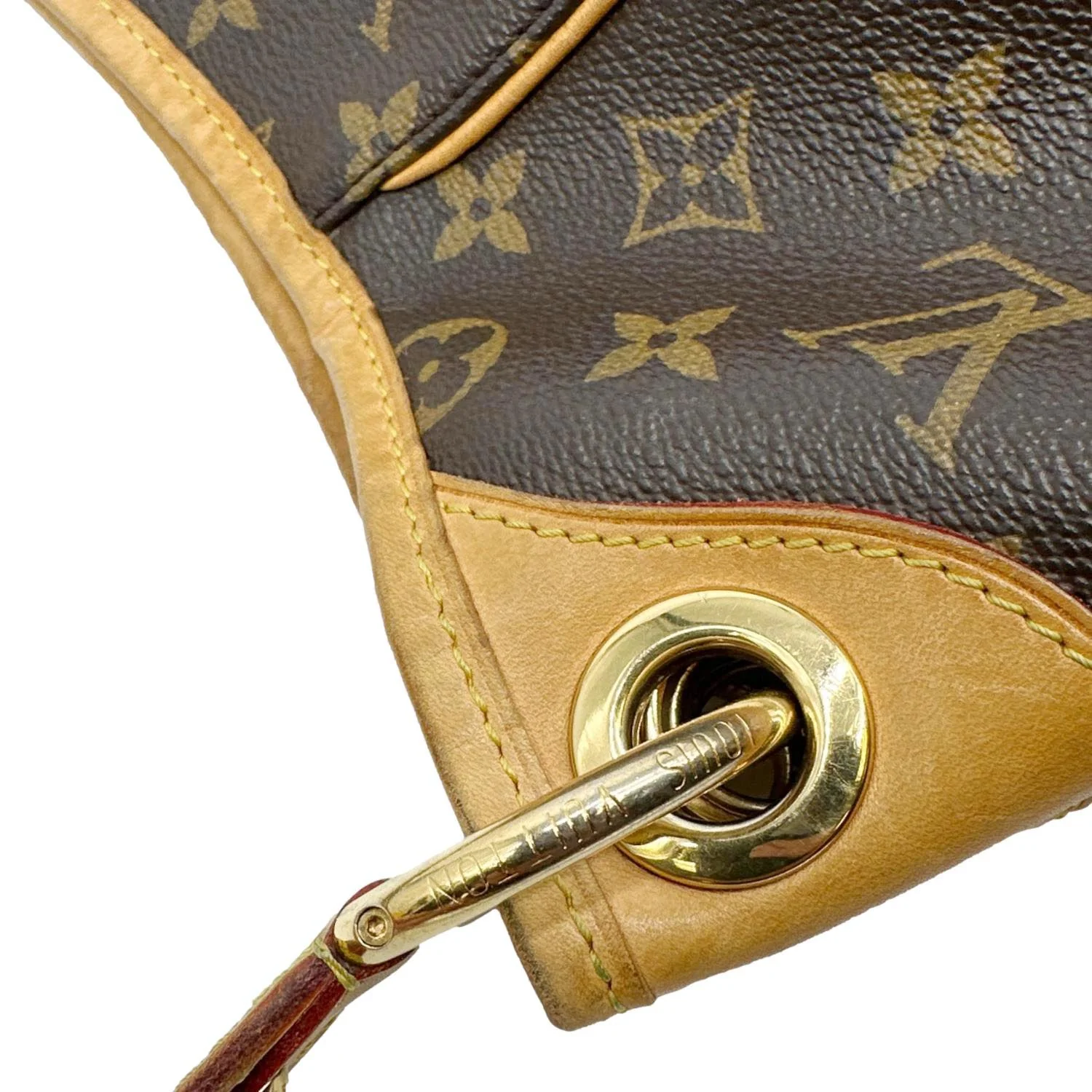 LOUIS VUITTON Galliera PM Monogram Canvas Shoulder Bag Brown - Image 6