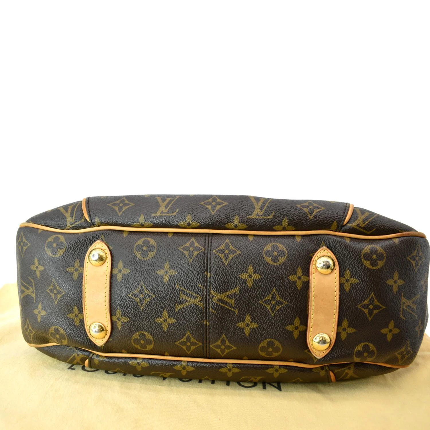 LOUIS VUITTON Galliera PM Monogram Canvas Shoulder Bag Brown - Image 9