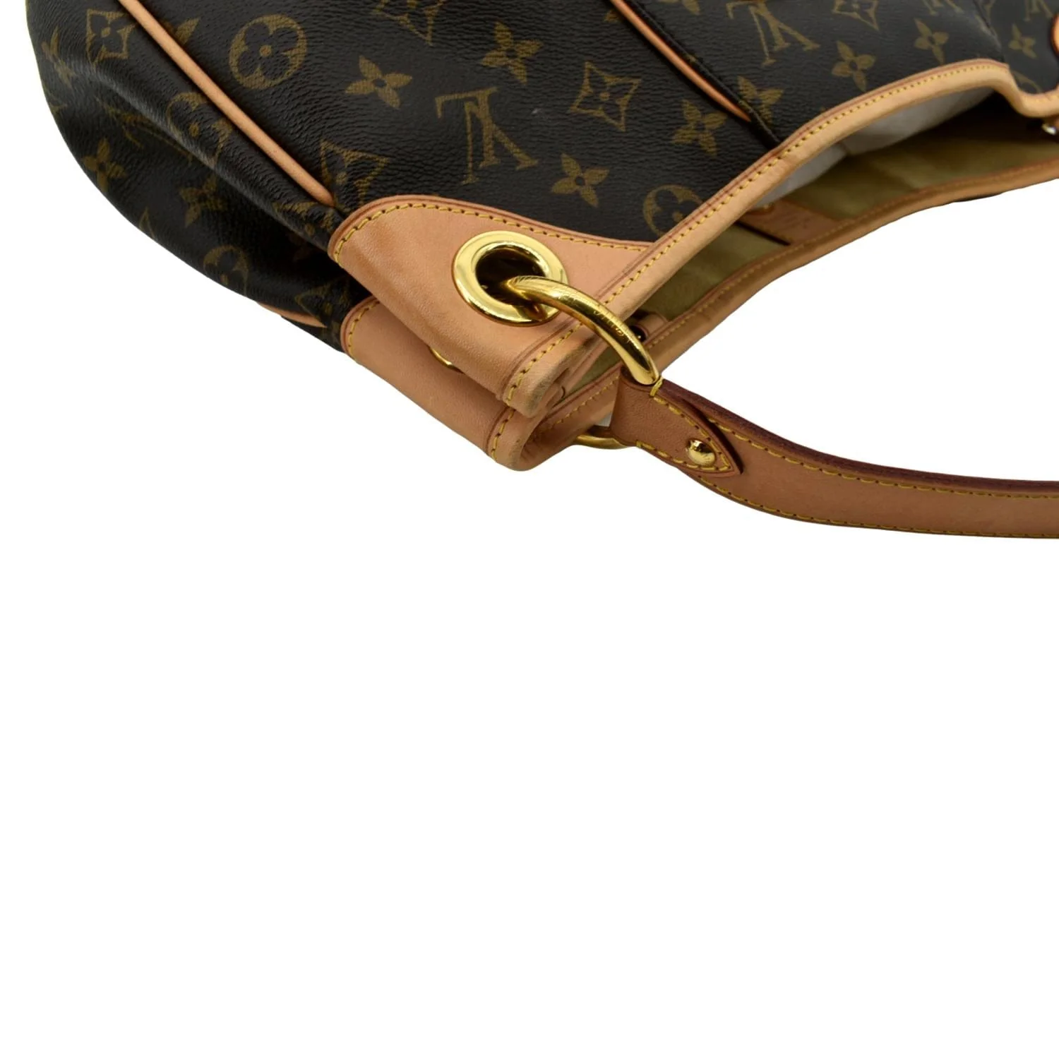 LOUIS VUITTON Galliera PM Monogram Canvas Hobo Shoulder Bag Brown - Image 5