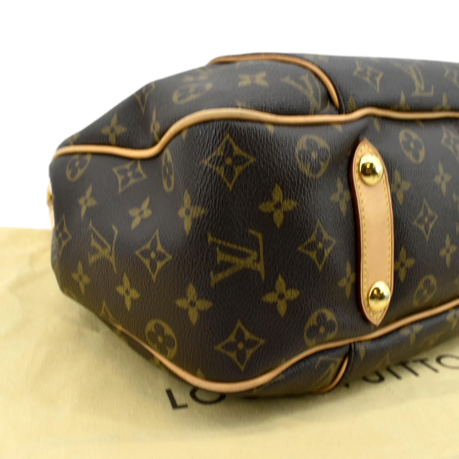 LOUIS VUITTON Galliera PM Monogram Canvas Hobo Shoulder Bag Brown - Image 8