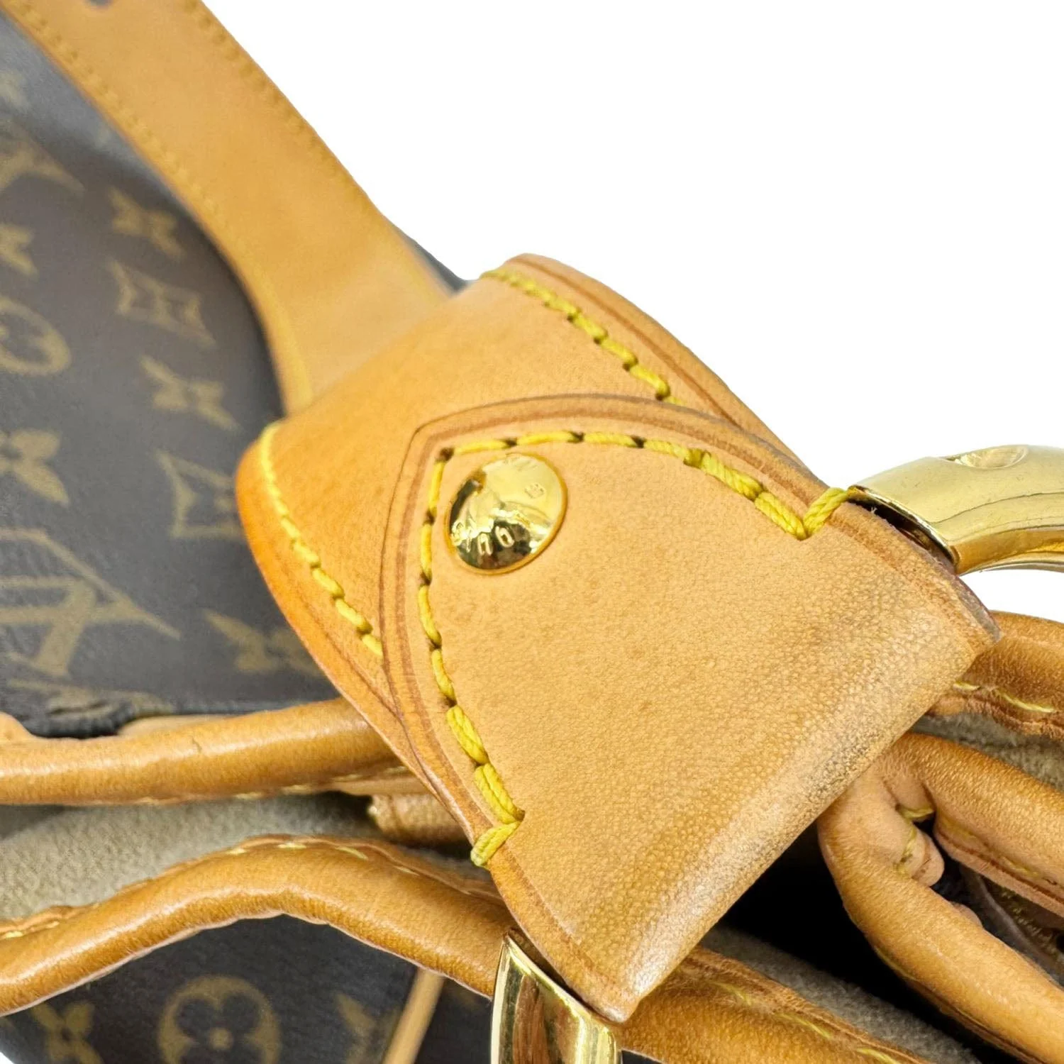 LOUIS VUITTON Galliera PM Monogram Canvas Shoulder Bag Brown - Image 12