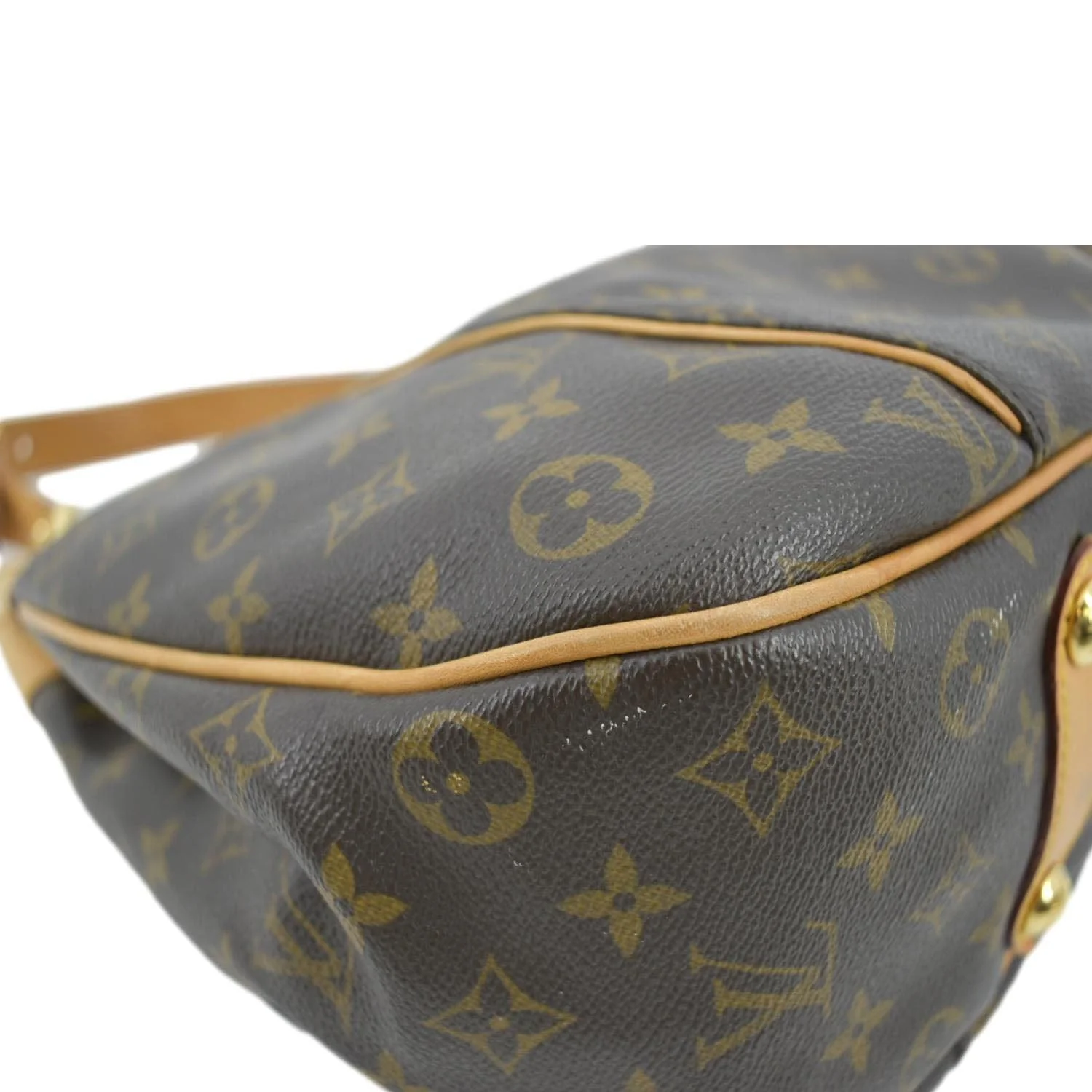 LOUIS VUITTON Galliera PM Monogram Canvas Hobo Shoulder Bag Brown - Image 11