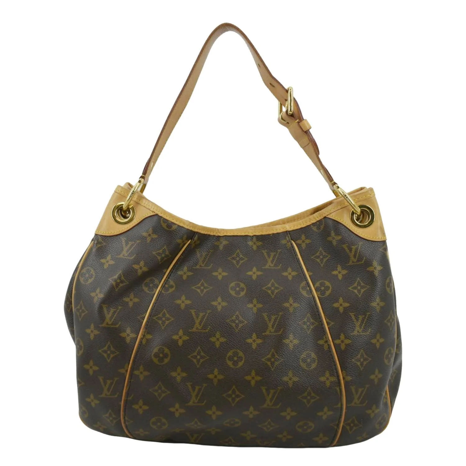 LOUIS VUITTON Galliera PM Monogram Canvas Hobo Shoulder Bag Brown - Image 3
