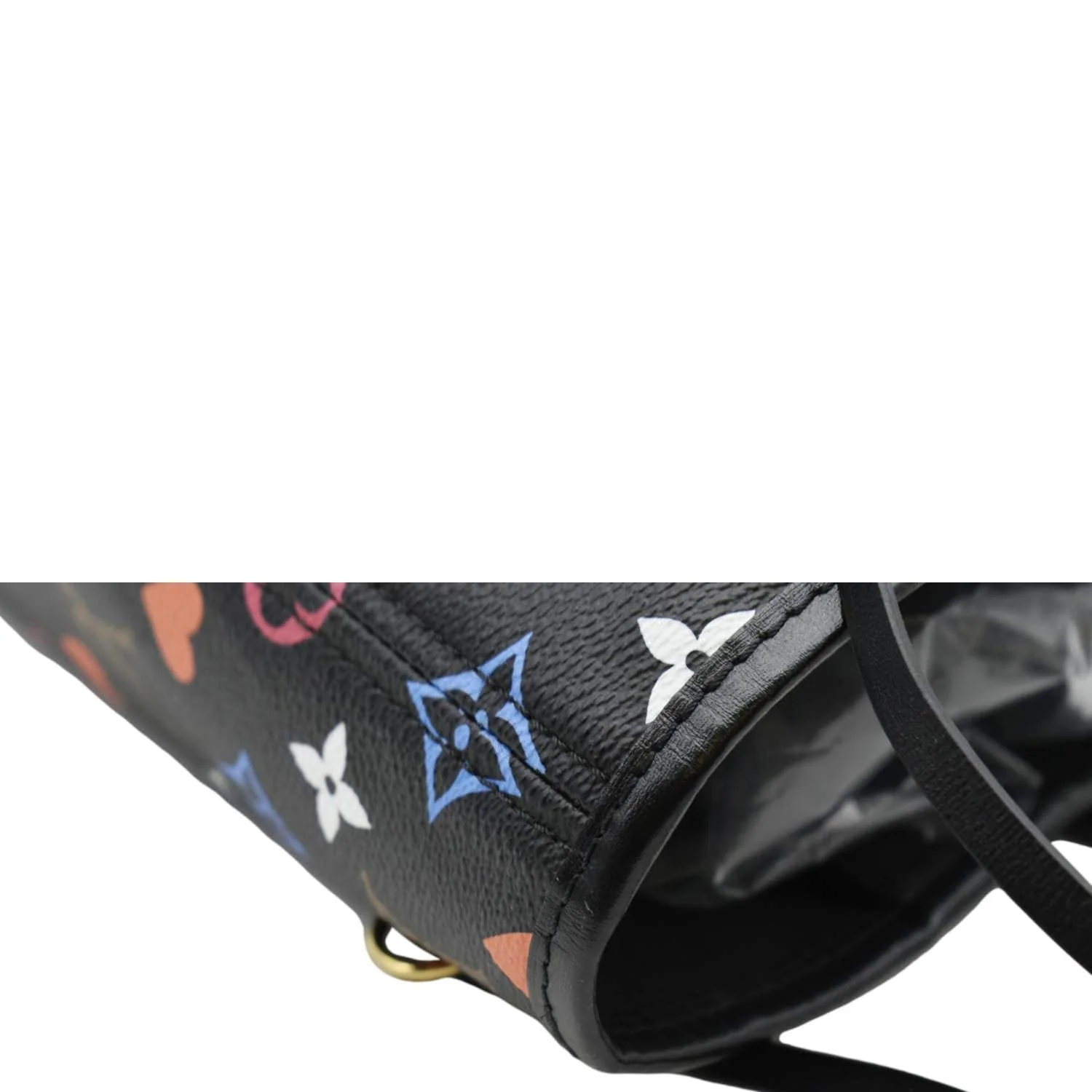LOUIS VUITTON Game On Neverfull MM Monogram Canvas Tote Bag Black - Image 5
