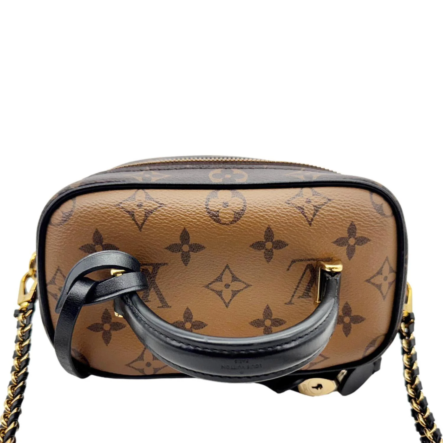 LOUIS VUITTON Vanity PM Monogram Reverse Canvas Shoulder Bag Brown - Image 4