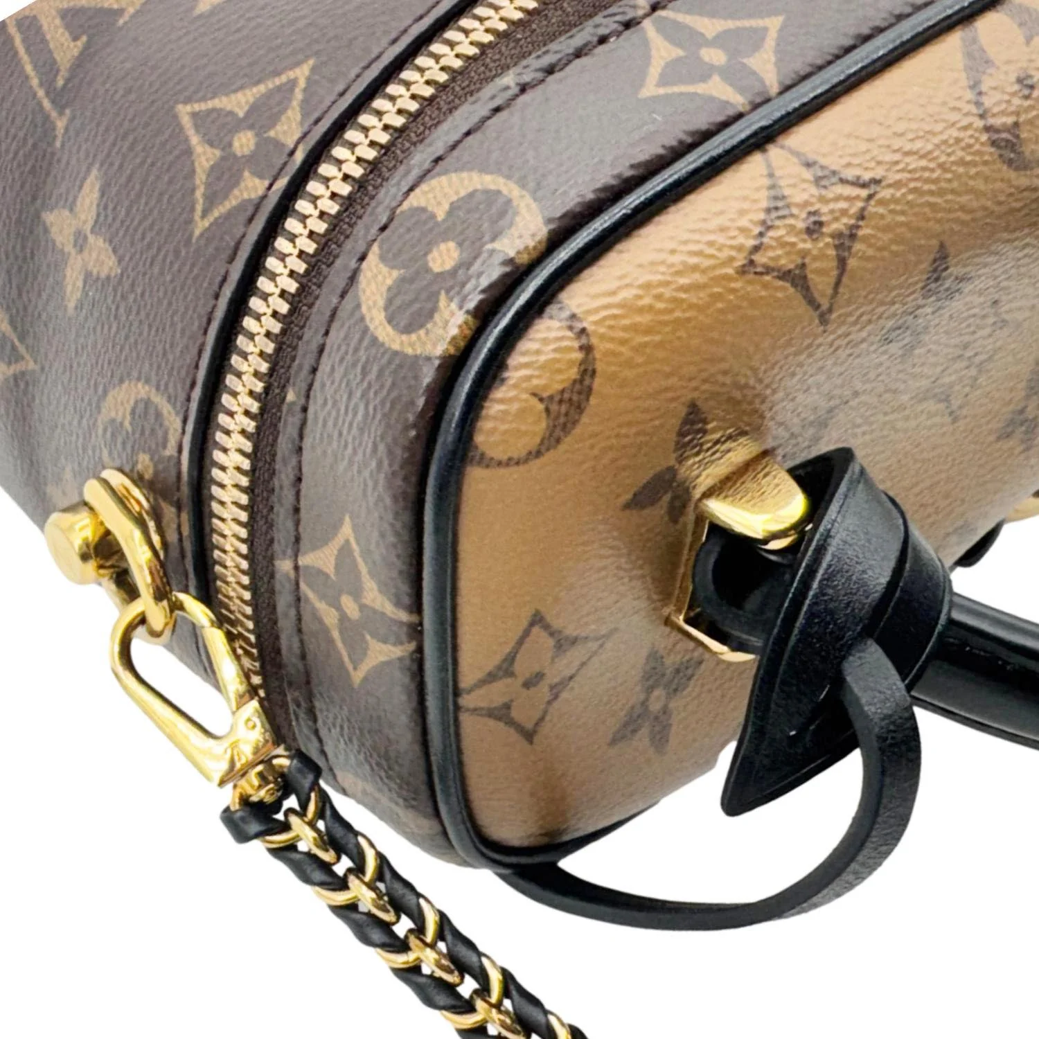 LOUIS VUITTON Vanity PM Monogram Reverse Canvas Shoulder Bag Brown - Image 5