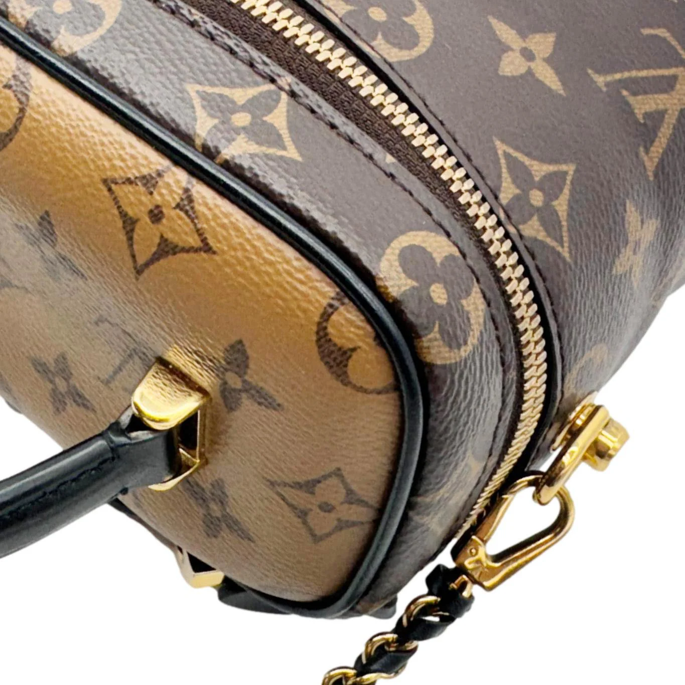 LOUIS VUITTON Vanity PM Monogram Reverse Canvas Shoulder Bag Brown - Image 6