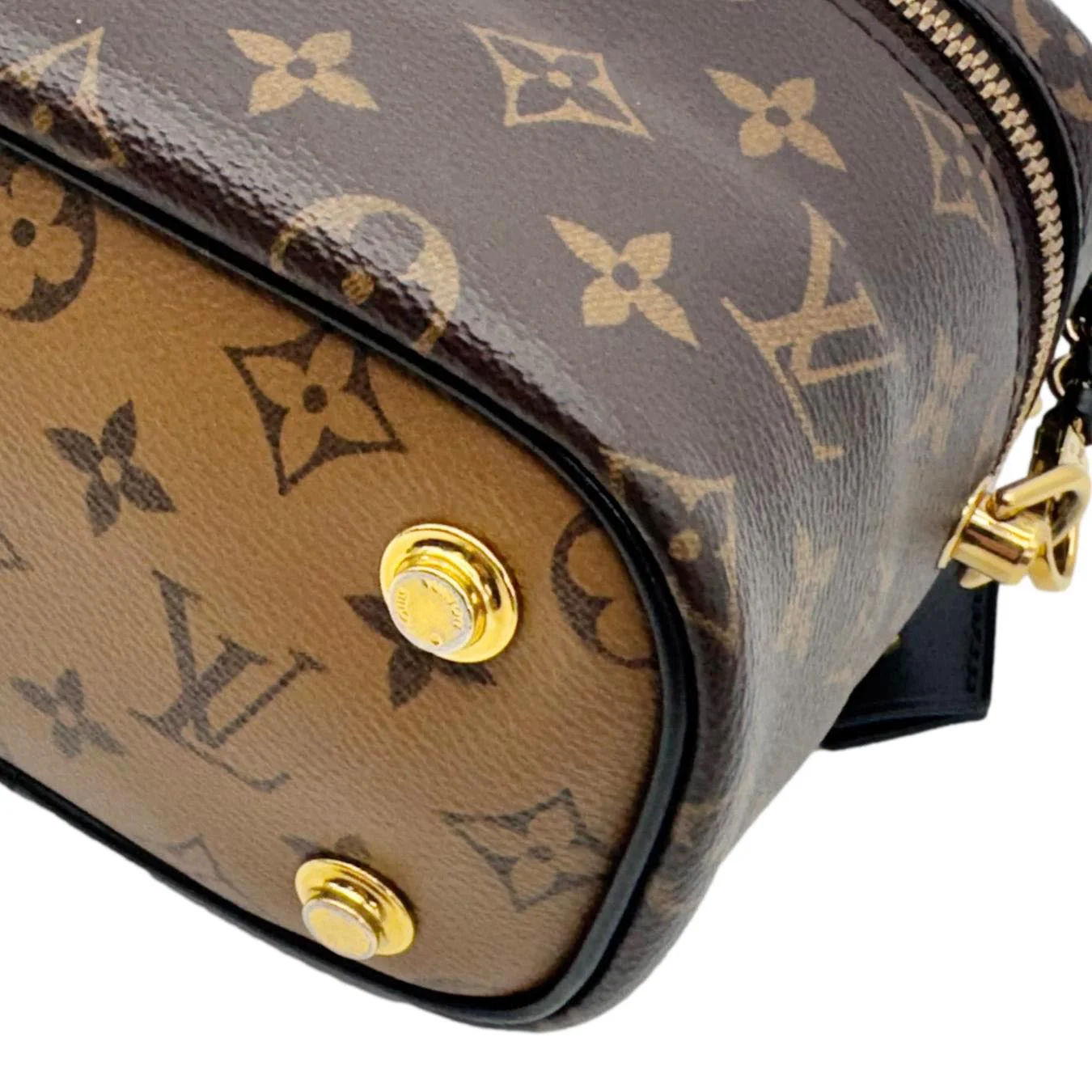 LOUIS VUITTON Vanity PM Monogram Reverse Canvas Shoulder Bag Brown - Image 7