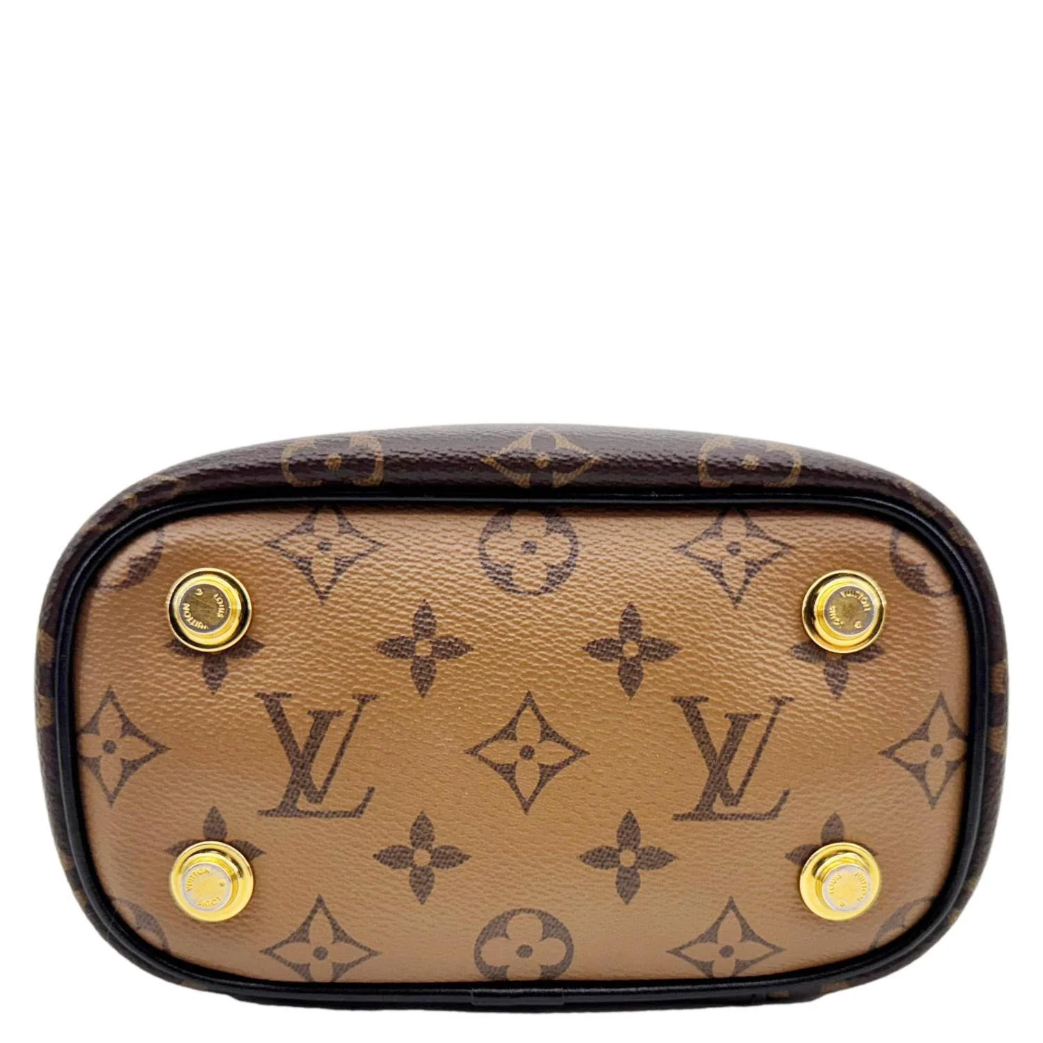 LOUIS VUITTON Vanity PM Monogram Reverse Canvas Shoulder Bag Brown - Image 9