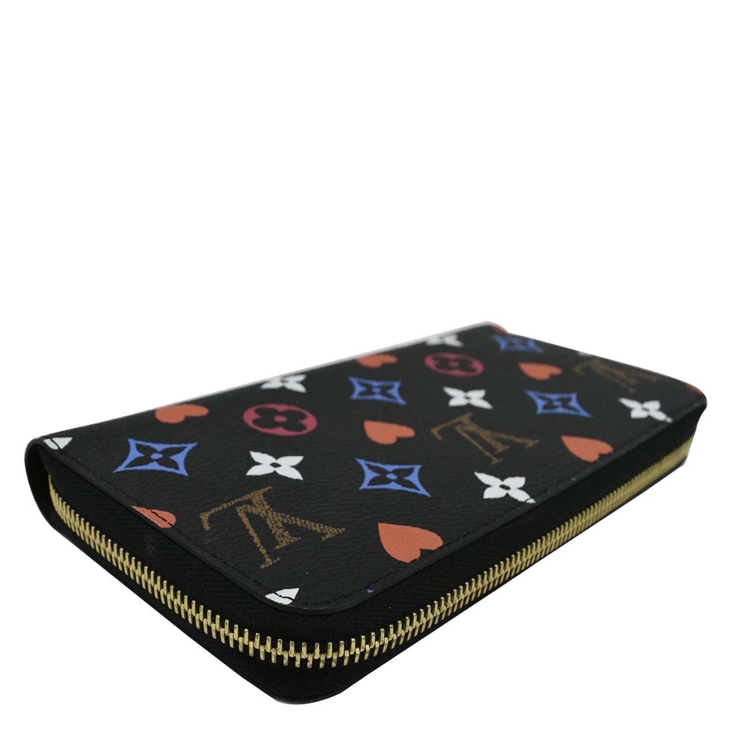 LOUIS VUITTON Game On Multicolor Monogram Canvas Zippy Wallet Black - Image 8
