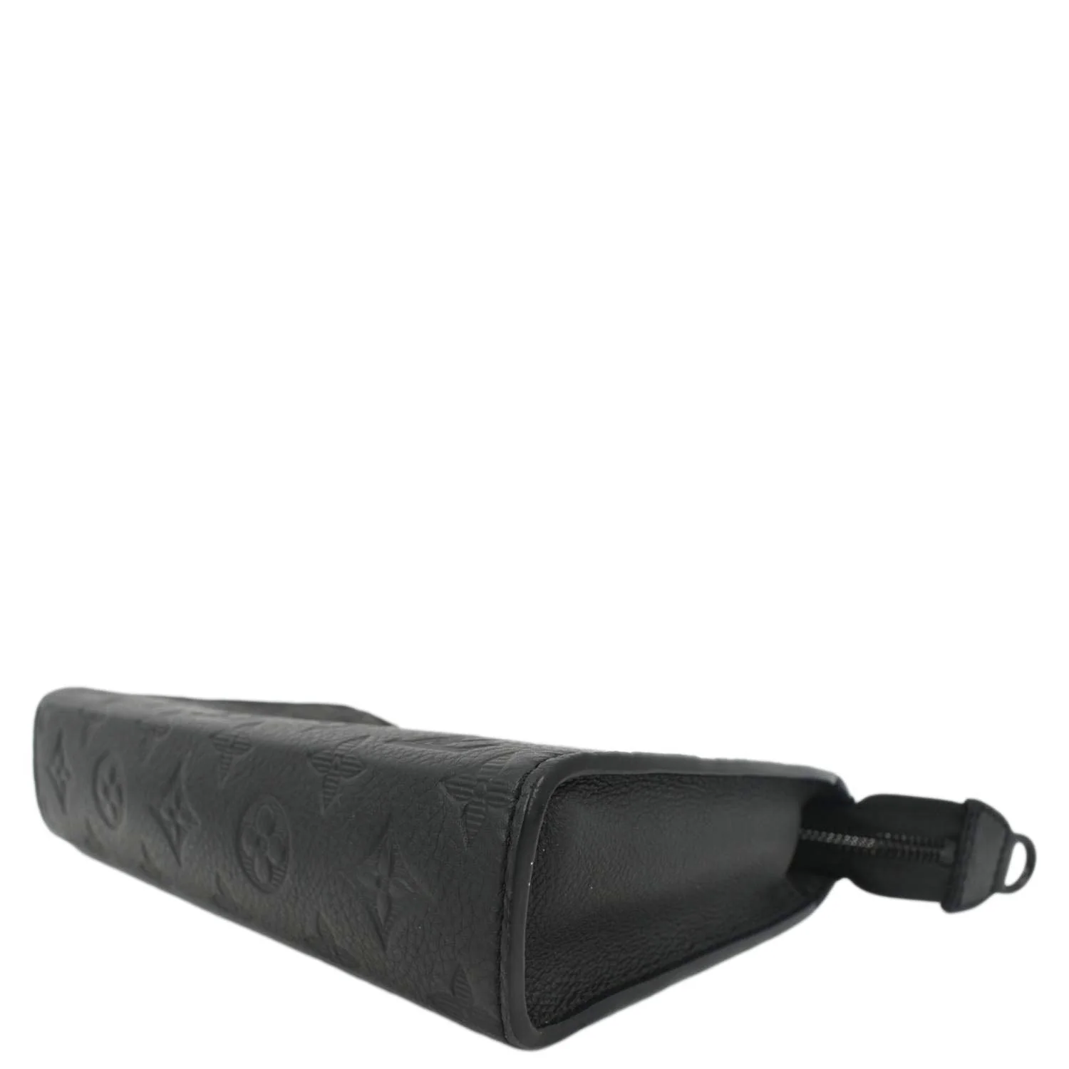 LOUIS VUITTON Gaston Wearable Monogram Shadow Leather Wallet Crossbody Bag Black - Image 8