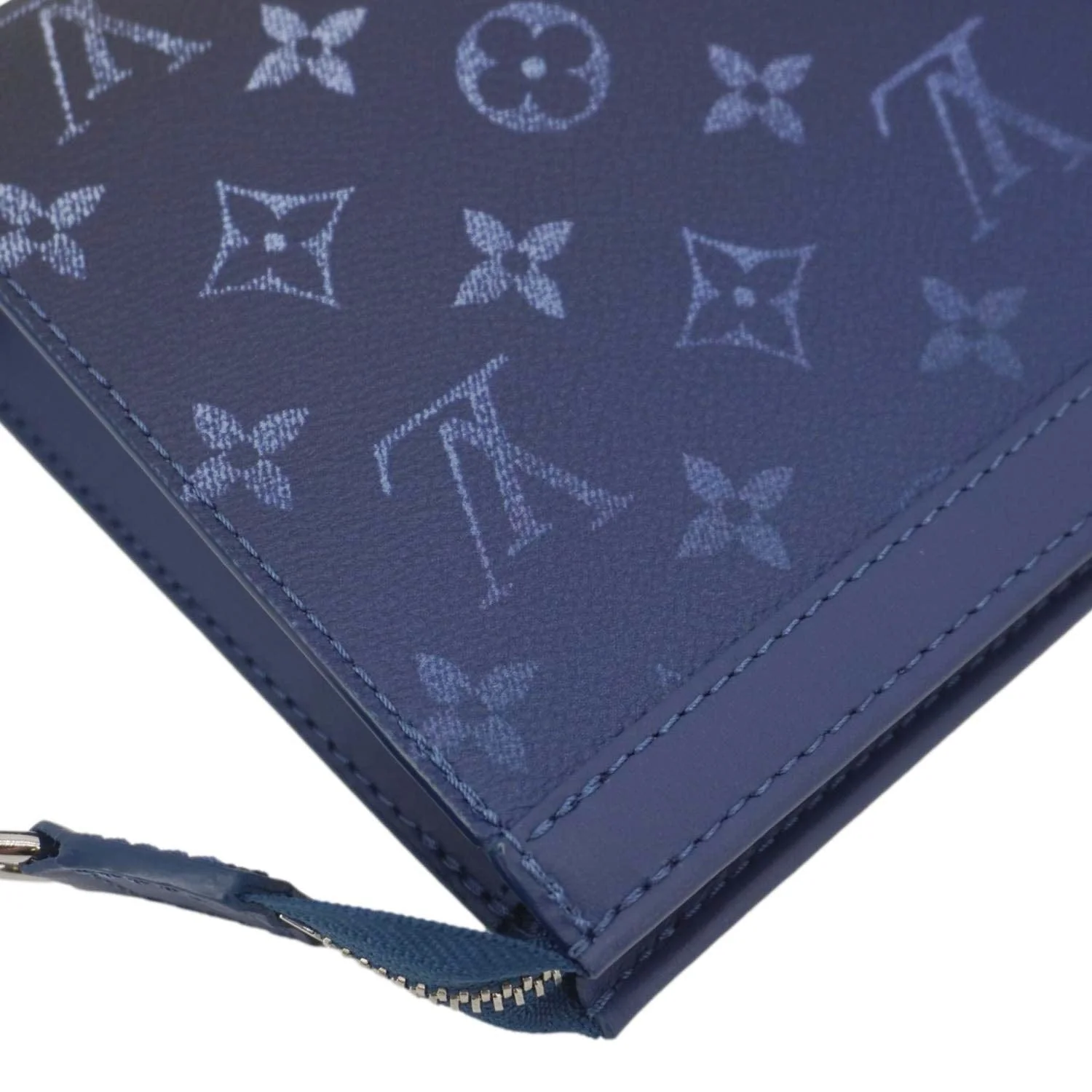 LOUIS VUITTON Gaston Wearable Monogram Canvas Wallet Navy Blue - Image 8