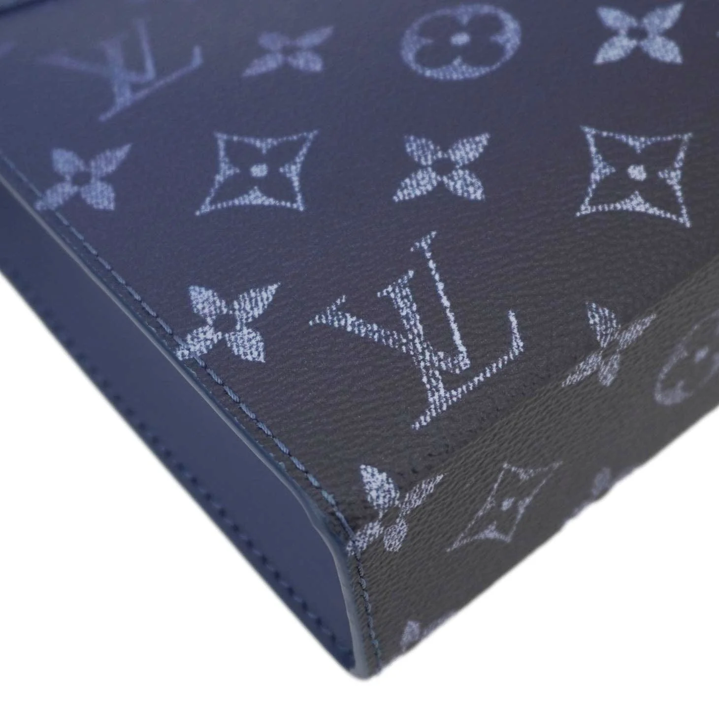 LOUIS VUITTON Gaston Wearable Monogram Canvas Wallet Navy Blue - Image 9