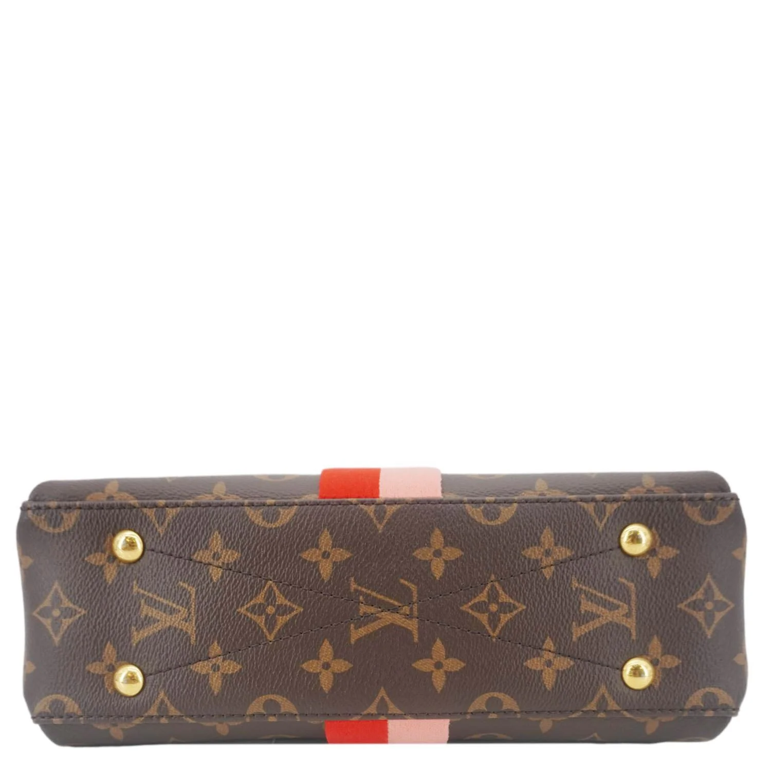 LOUIS VUITTON Georges BB Monogram Canvas Shoulder Bag Coquelicot Peach - Image 12