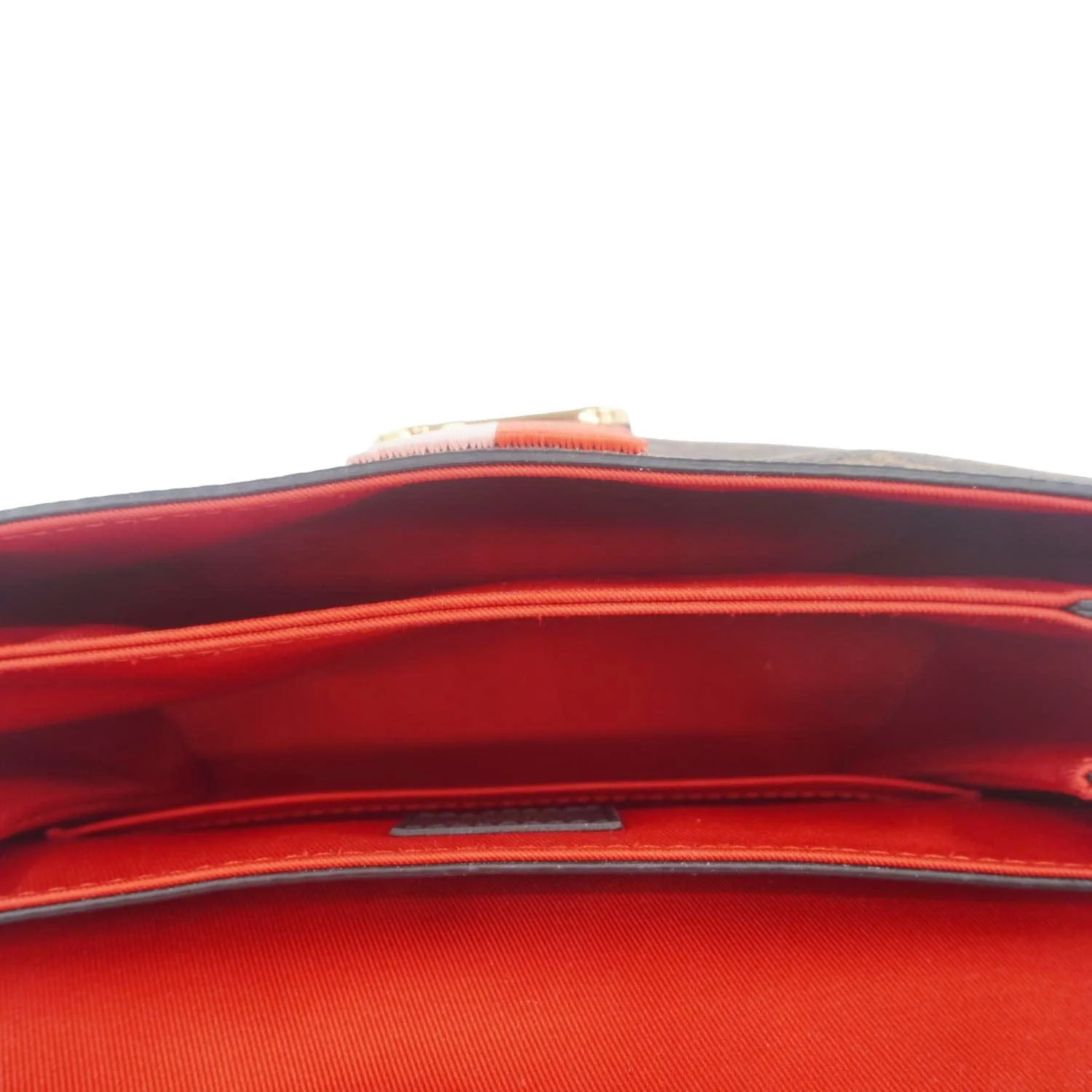 LOUIS VUITTON Georges BB Monogram Canvas Shoulder Bag Coquelicot Peach - Image 14