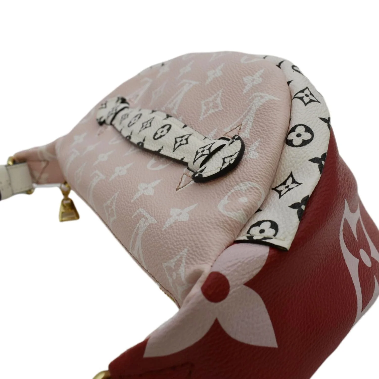 LOUIS VUITTON Giant Monogram Canvas Bumbag Rouge - Image 6