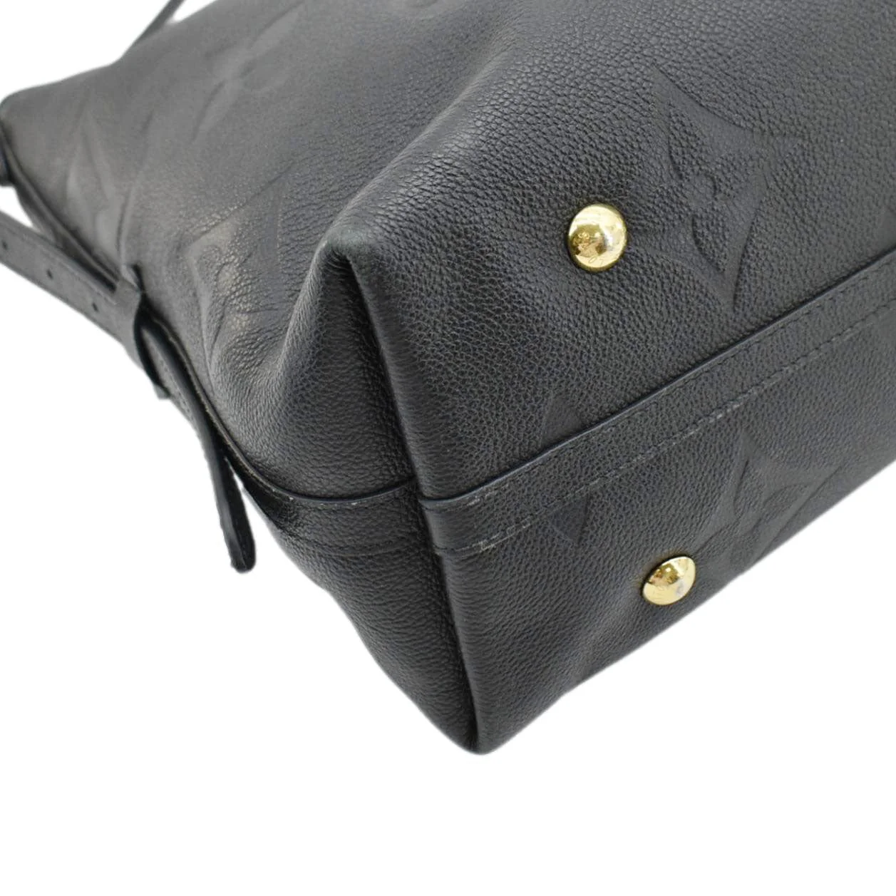 LOUIS VUITTON Carryall MM Empreinte Leather Shoulder Bag Black - Image 10