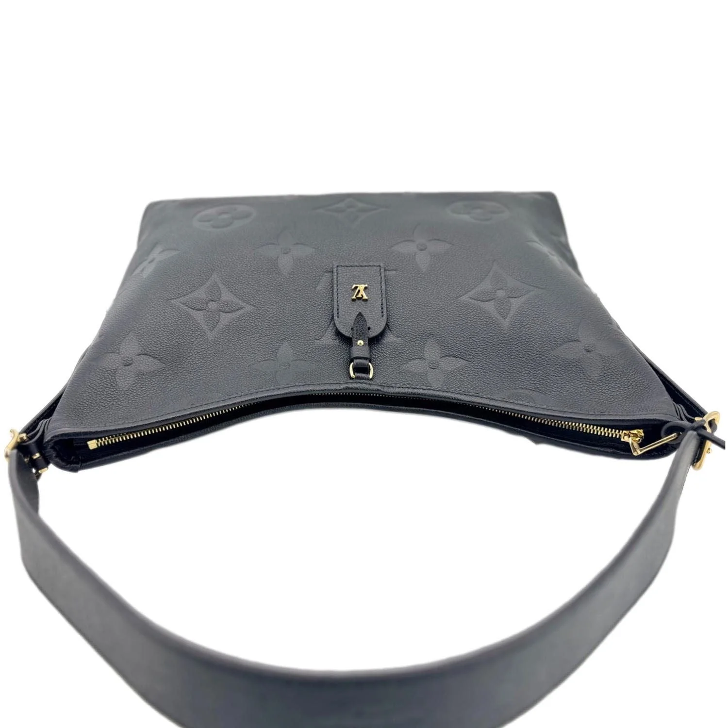 LOUIS VUITTON Carryall MM Empreinte Leather Shoulder Bag Black - Image 6