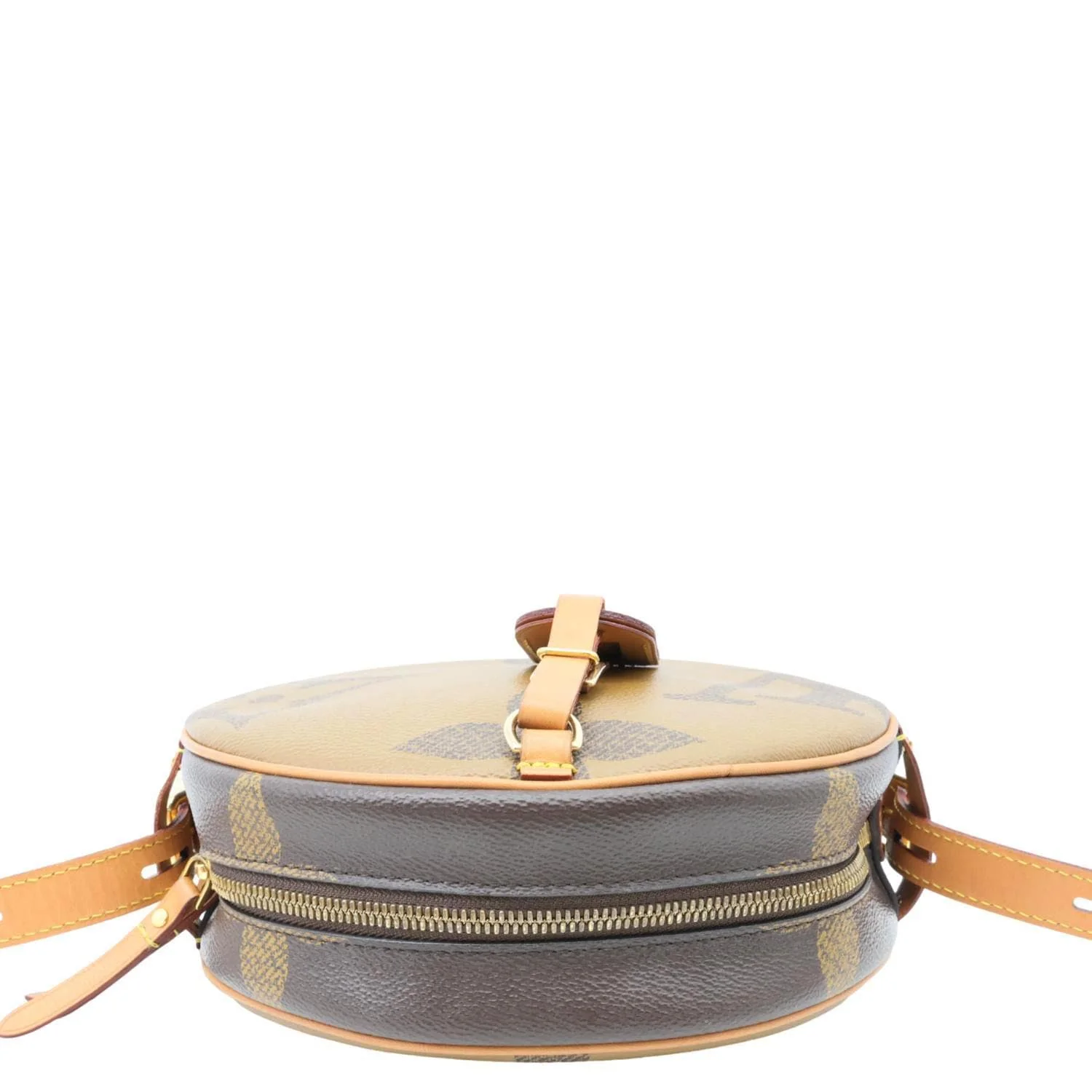 LOUIS VUITTON Boite Chapeau Souple Reverse Monogram Canvas Shoulder Bag Brown - Image 4