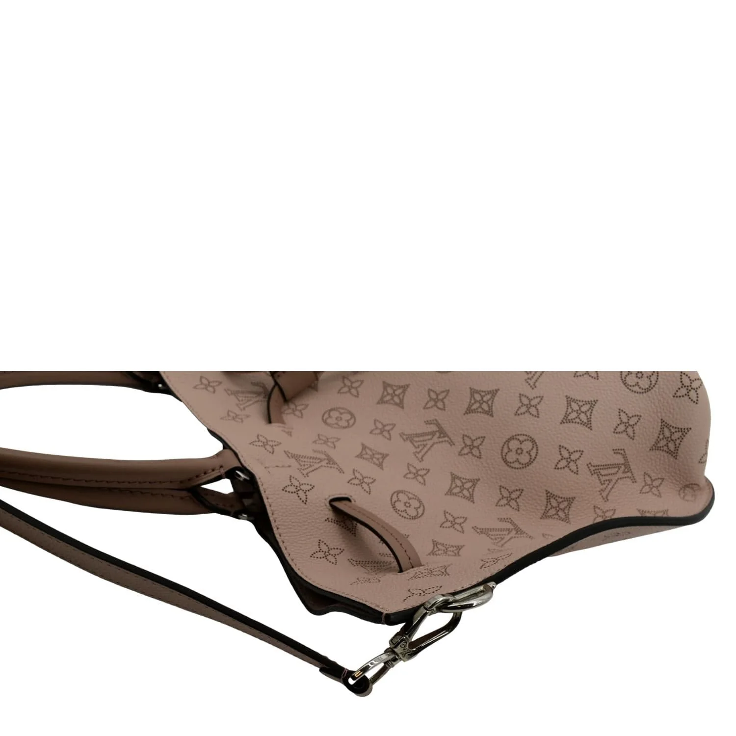 LOUIS VUITTON Girolata Monogram Mahina Leather Shoulder Bag Magnolia - Image 6