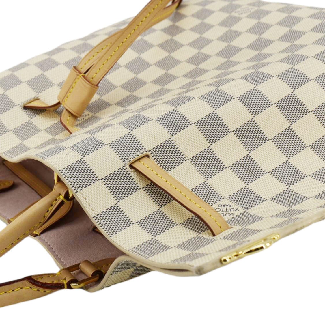 LOUIS VUITTON Girolata Damier Azur Shoulder Bag White - Image 6