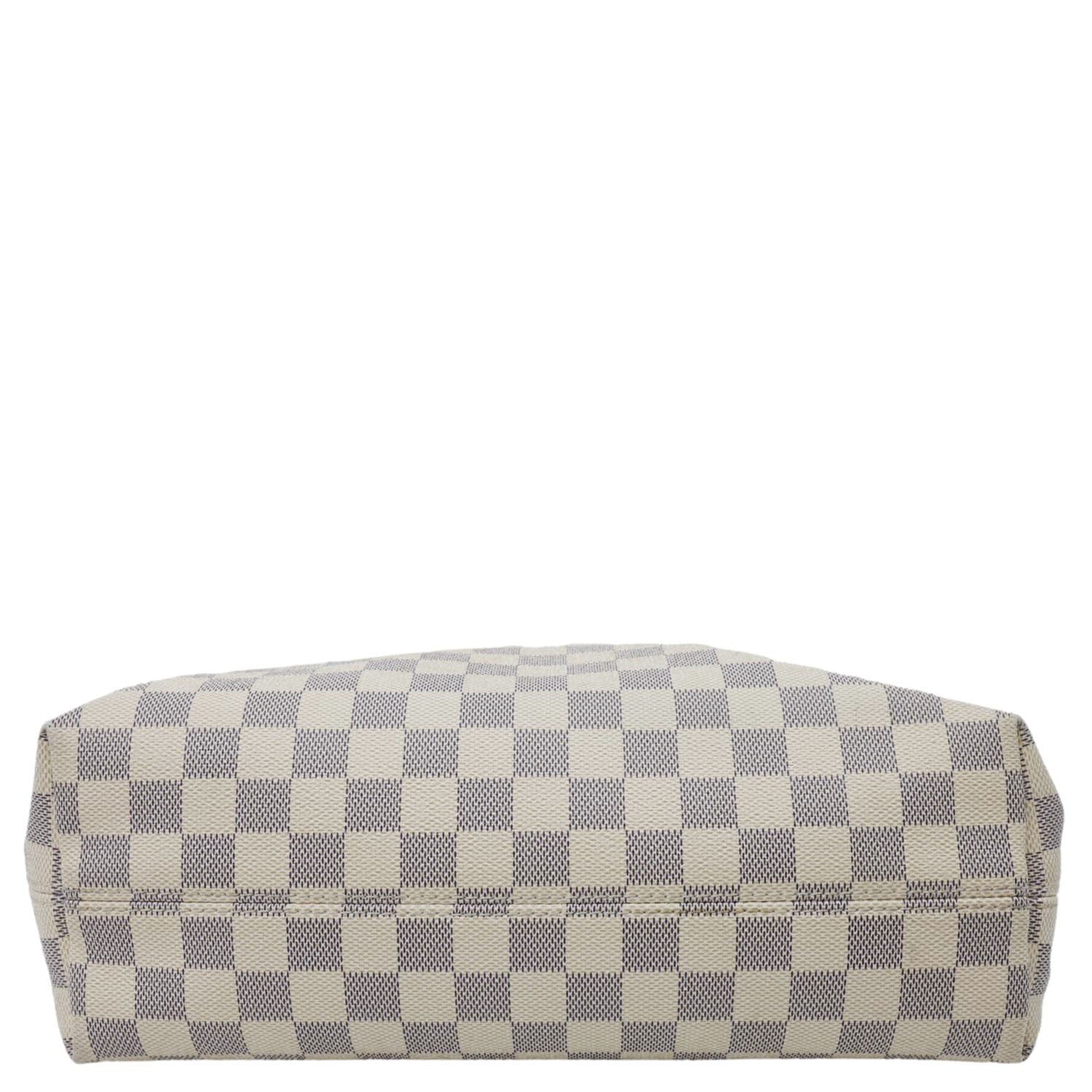 LOUIS VUITTON Graceful PM Damier Azur Tote Bag Rose Ballerine - Image 9