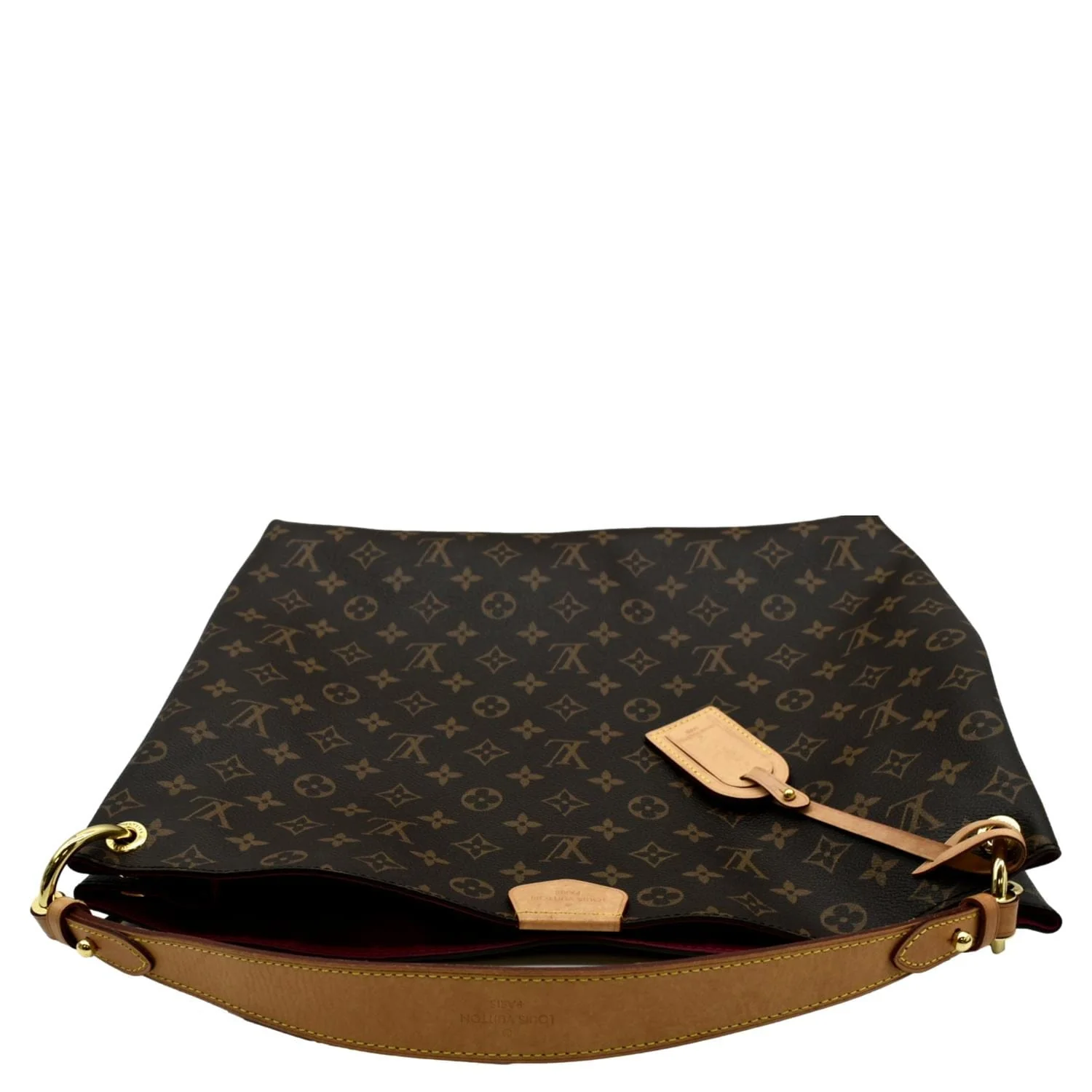 LOUIS VUITTON Graceful MM Monogram Canvas Shoulder Bag Brown - Image 3