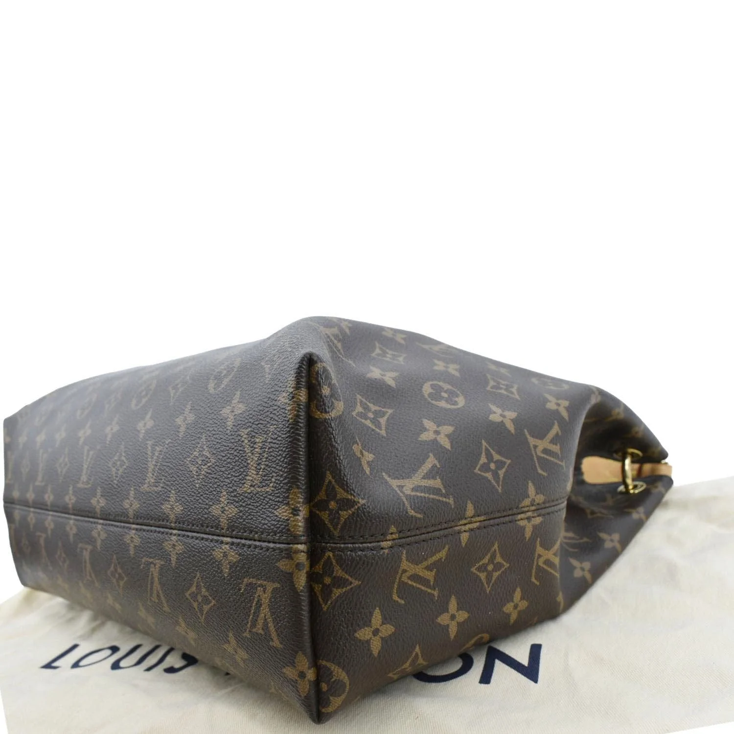 LOUIS VUITTON Graceful MM Monogram Canvas Shoulder Bag Brown - Image 7