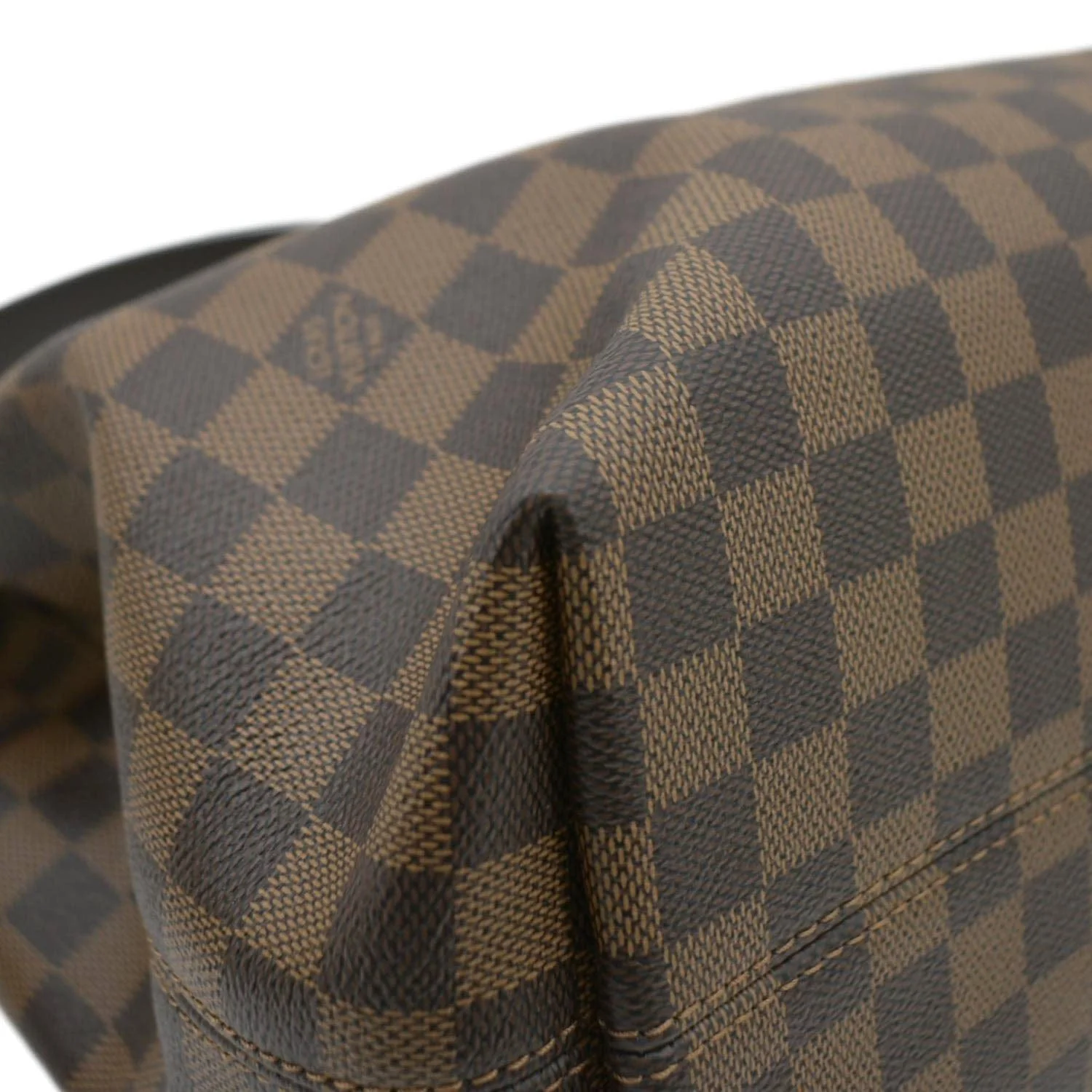 LOUIS VUITTON Graceful MM Damier Ebene Shoulder Bag Brown - Image 9