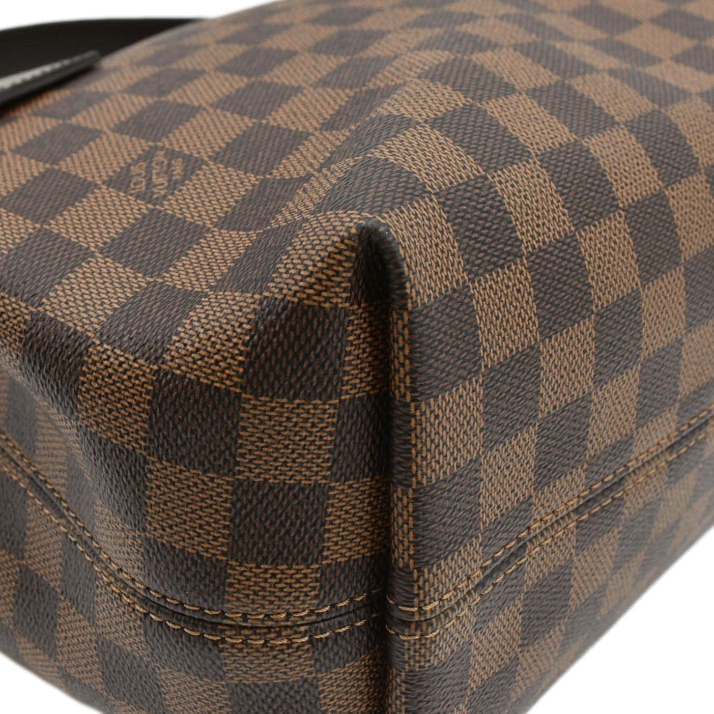 LOUIS VUITTON Graceful MM Damier Ebene Shoulder Bag Brown - Image 9