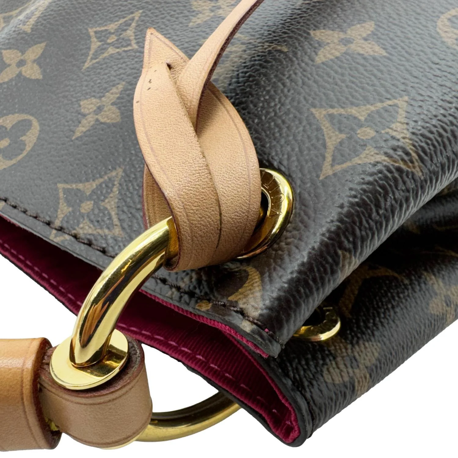 LOUIS VUITTON Graceful MM Monogram Canvas Shoulder Bag Brown - Image 8