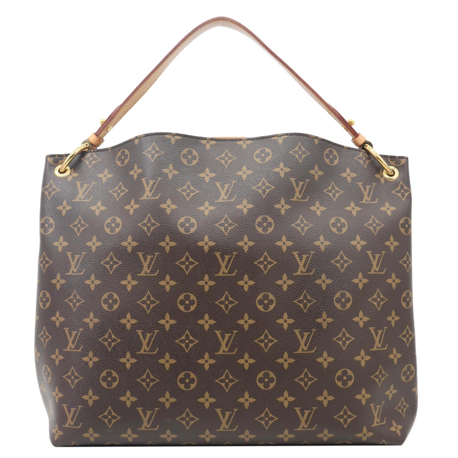 LOUIS VUITTON Graceful MM Monogram Canvas Shoulder Bag Brown - Image 4