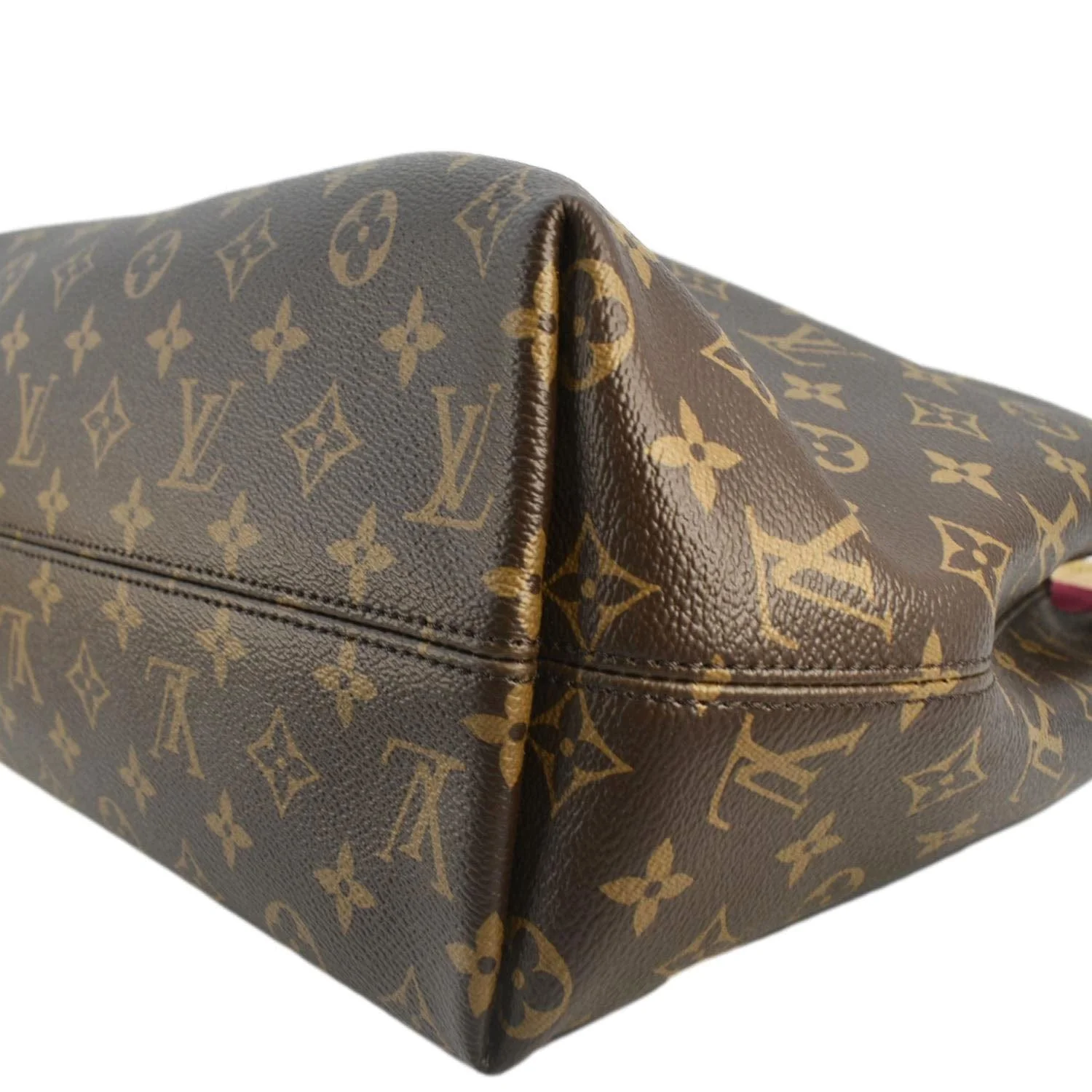 LOUIS VUITTON Graceful MM Monogram Canvas Shoulder Bag Brown - Image 11