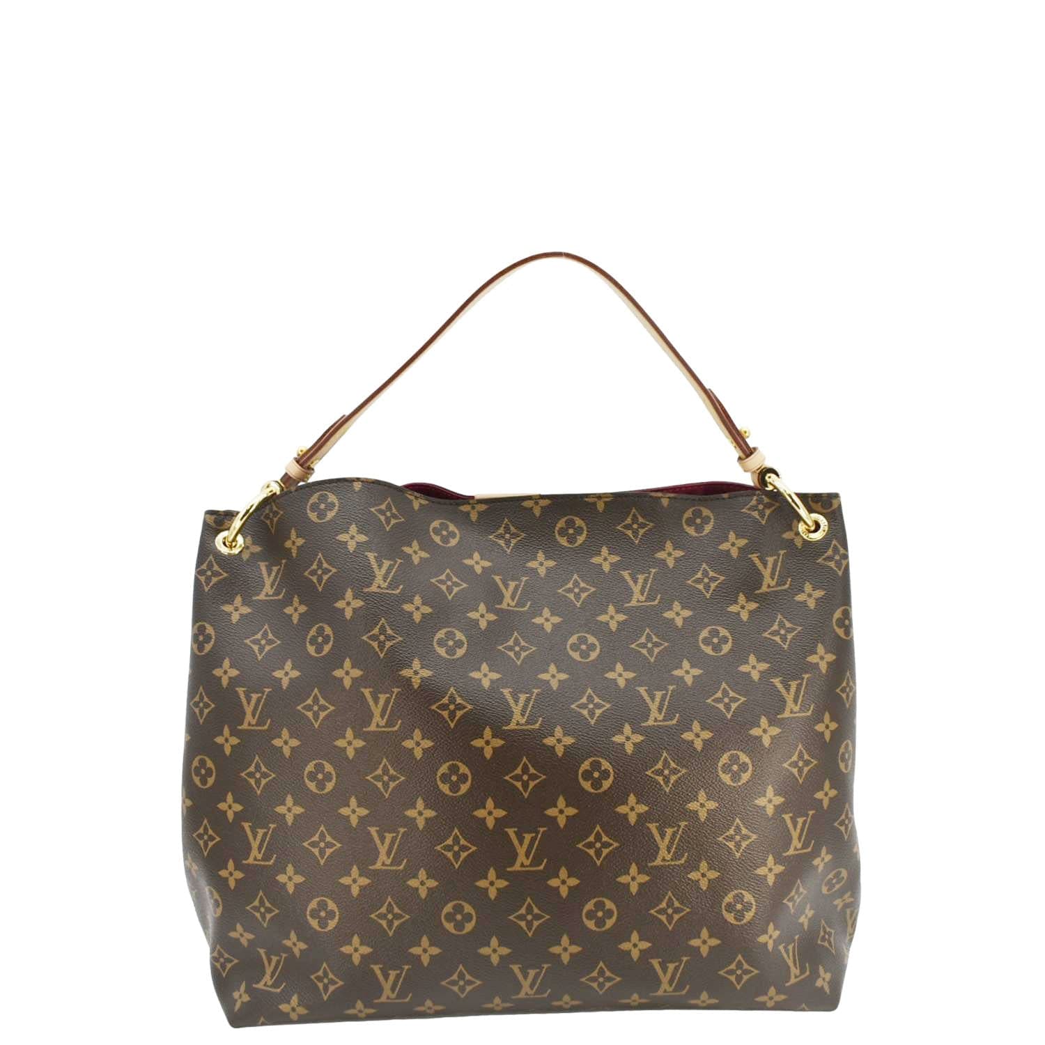 LOUIS VUITTON Graceful MM Monogram Canvas Shoulder Bag Brown - Image 5
