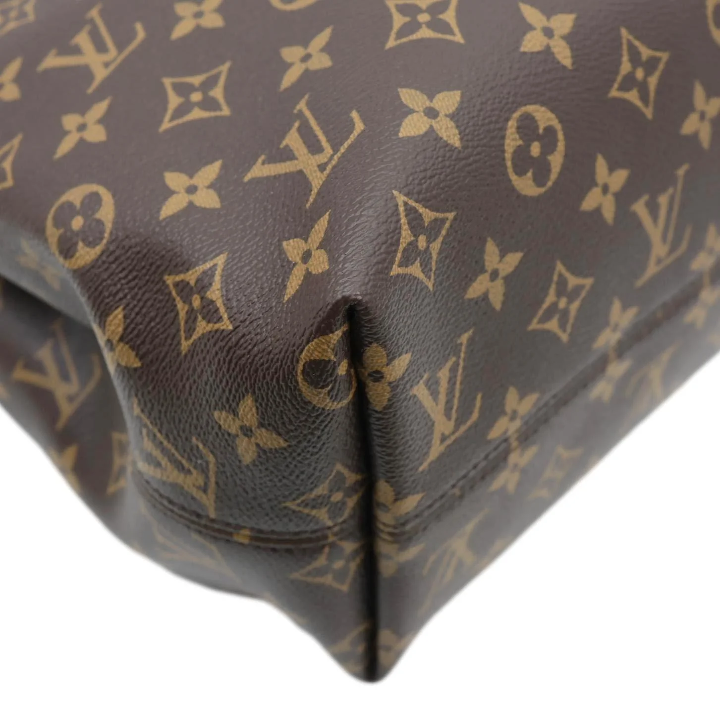 LOUIS VUITTON Graceful MM Monogram Canvas Shoulder Bag Brown - Image 9