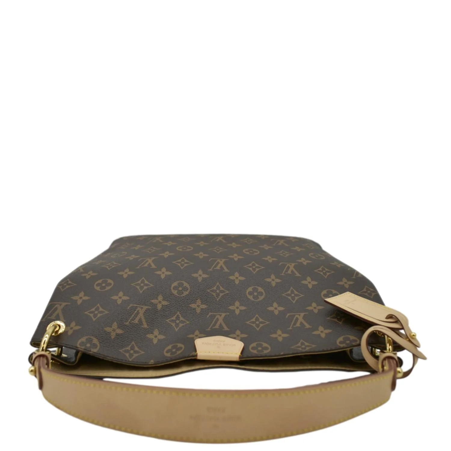 LOUIS VUITTON Graceful PM Monogram Canvas Hobo Shoulder Bag Brown - Image 5