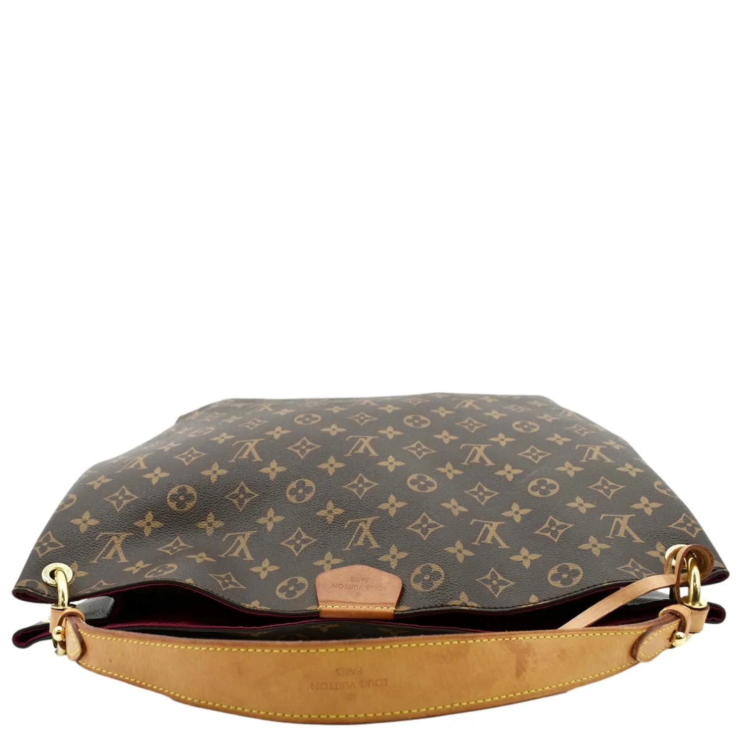 LOUIS VUITTON  Graceful MM Monogram Canvas Shoulder Bag Brown - Image 4
